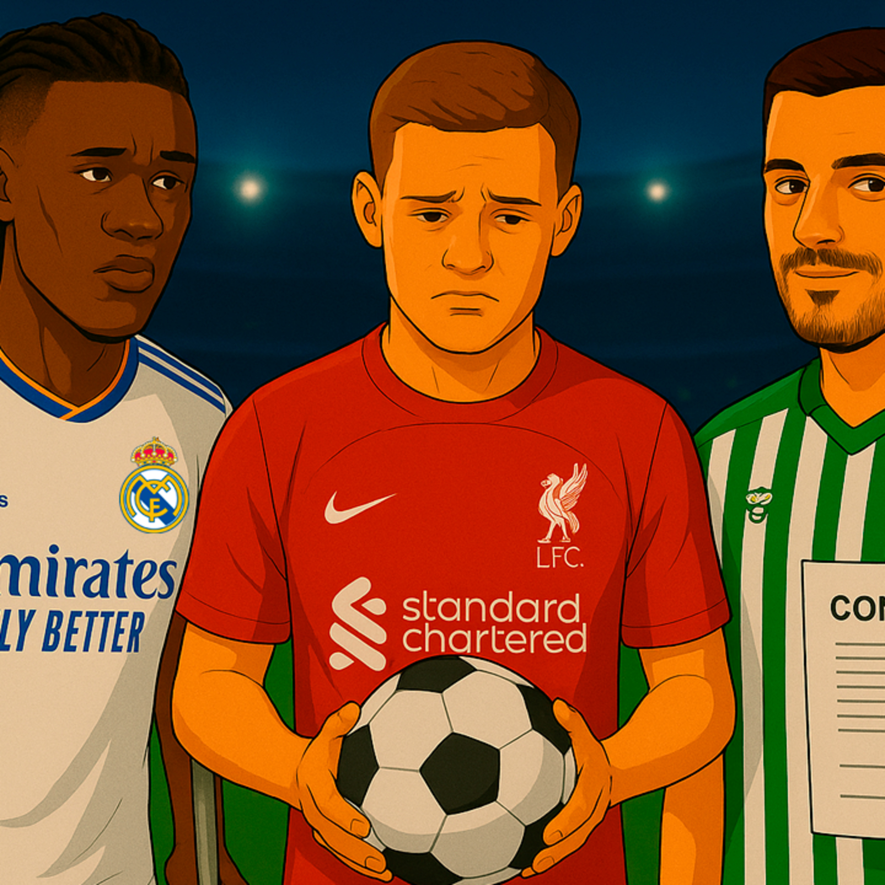 CAMAVINGA LESIONADO DE NUEVO, LIVERPOOL - CRYSTAL PALACE, EL BETIS A POR CEBALLOS | RODRIGUEZ episode artwork