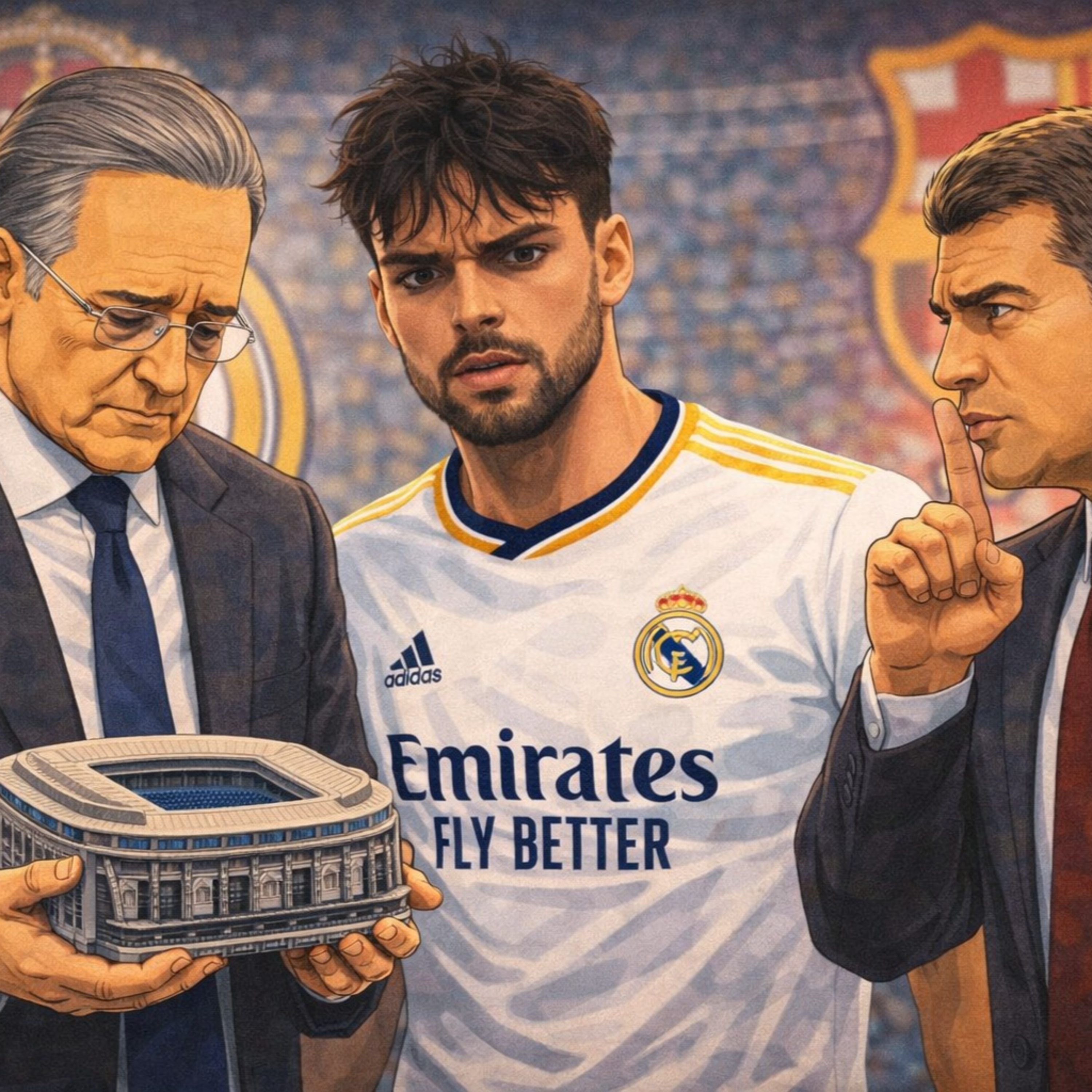 REAL MADRID A JUICIO, LAPORTA MIENTE A LA JUEZA, ASENCIO ARRIESGA, PEDRI LESIONADO | RODRIGUEZ episode artwork