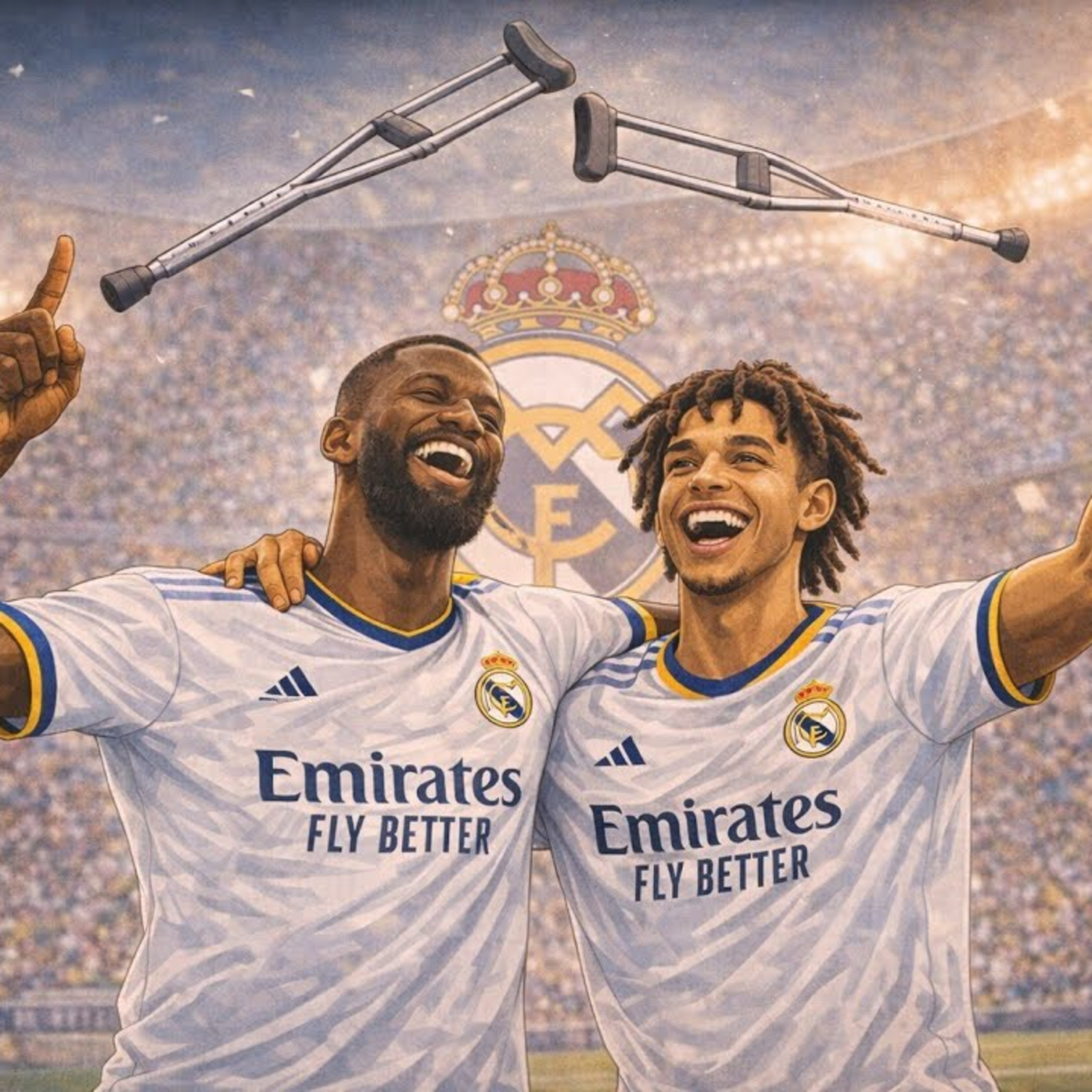 ANTONIO RUDIGER Y ARNOLD REGRESAN, MIERCOLES CHAMPIONS | RODRIGUEZ episode artwork