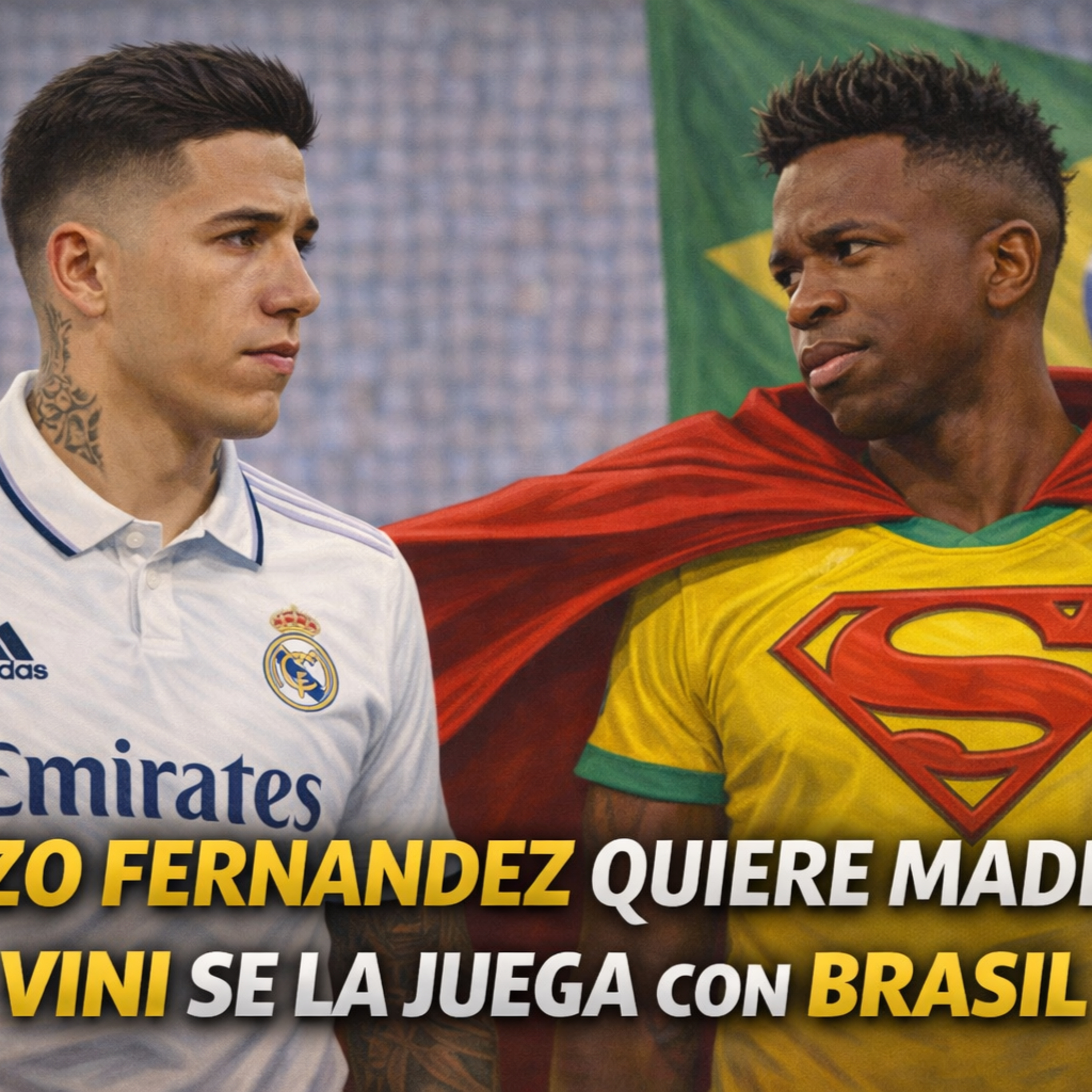 ENZO FERNANDEZ QUIERE JUGAR EN MADRID, VINI SE LA JUEGA CON BRASI | RODRIGUEZ episode artwork
