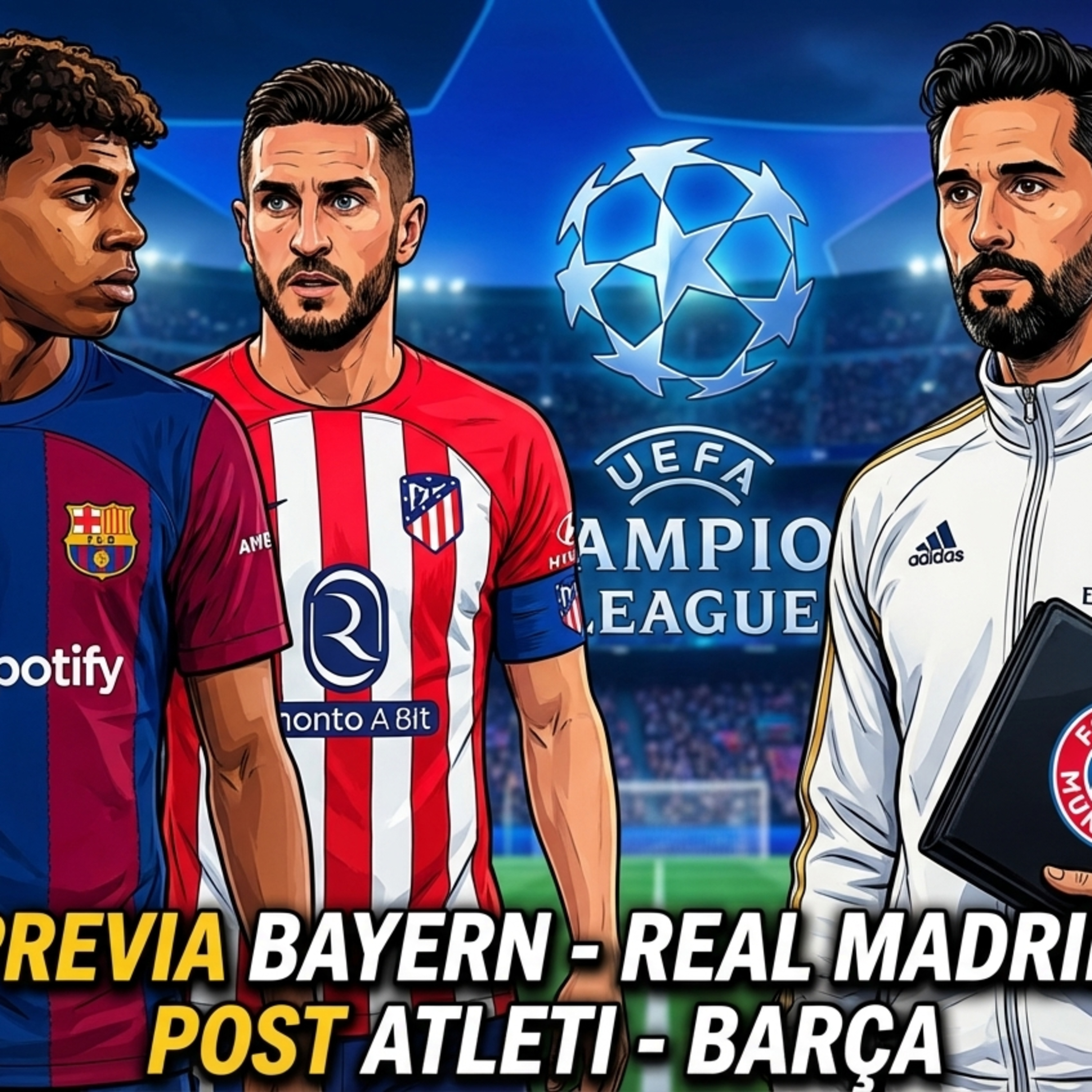 PREVIA BAYERN - REAL MADRID, ¿REMONTAMOS? y POST ATLETI - BARÇA | RODRIGUEZ episode artwork