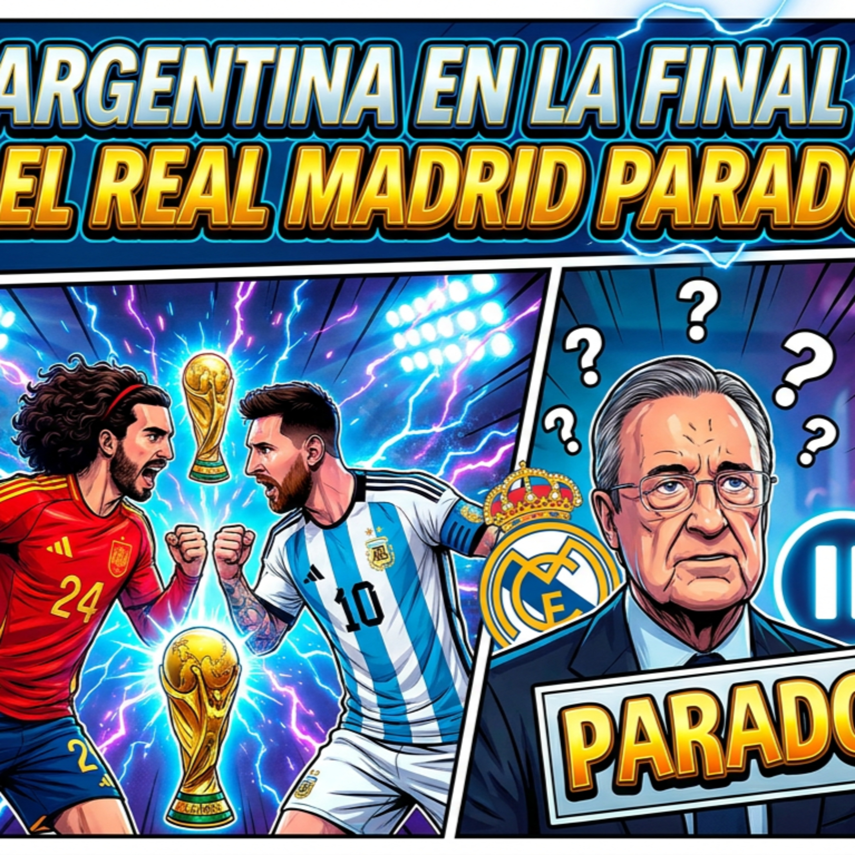 ESPAÑA VS ARGENTINA EN LA FINAL DEL MUNDIAL, EL REAL MADRID PARADO | RODRIGUEZ episode artwork