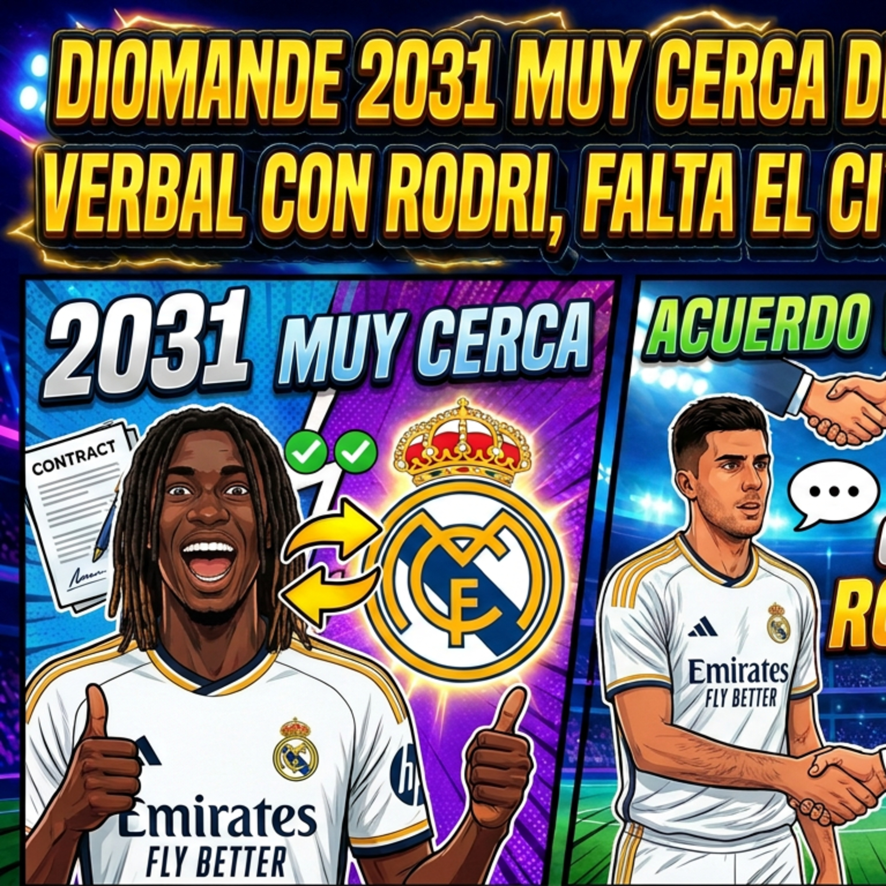DIOMANDE HERE WE GO, ACUERDO VERBAL CON RODRI, 50M DEL FULHAM POR GONZALO | RODRIGUEZ episode artwork