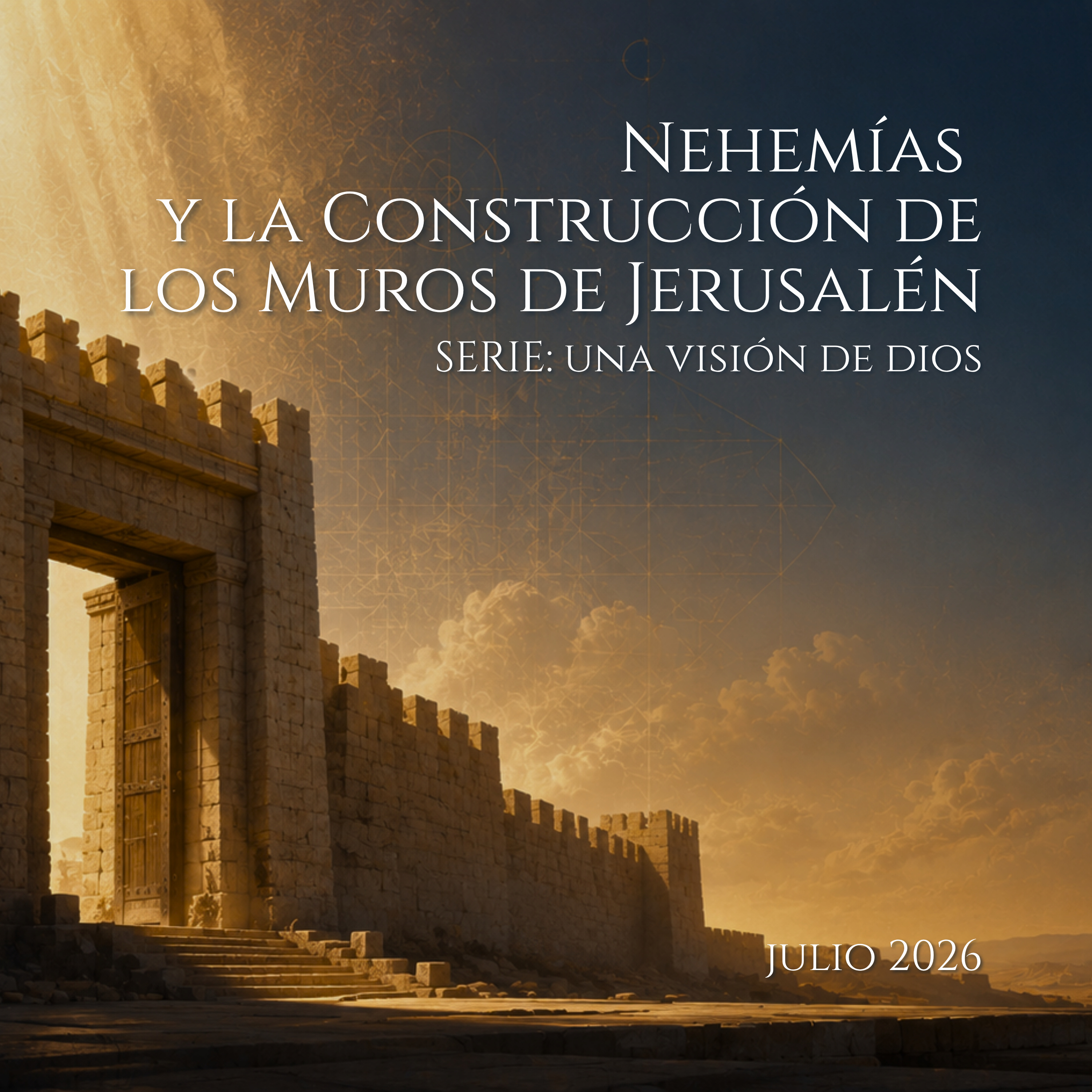 NEHEMÍAS Y LA CONSTRUCCIÓN DE LOS MUROS DE JERUSALÉN: Unidos para Edificar la Obra de Dios | CNC Podcast episode artwork