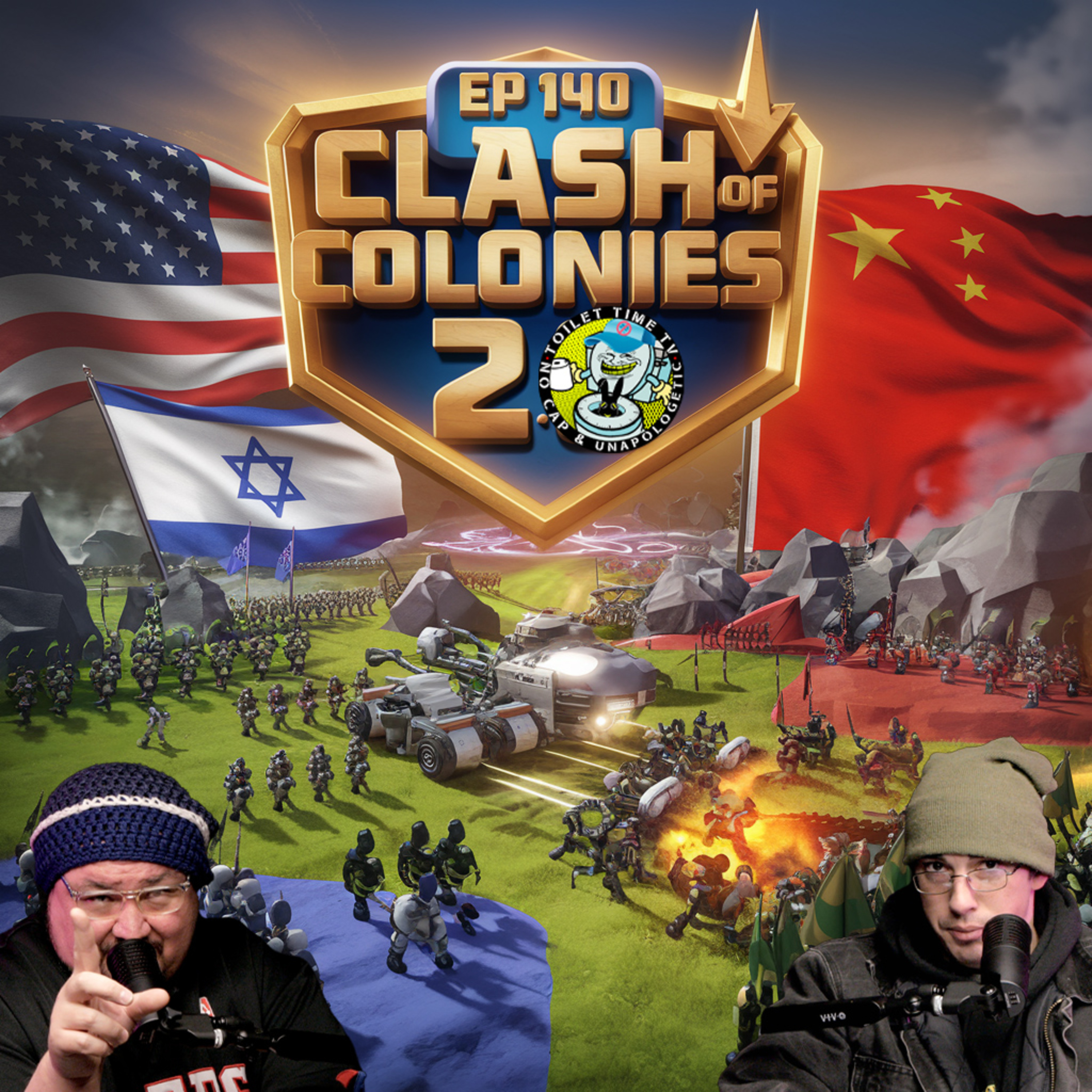 TTTV #140 - CLASH OF COLONIES 2.0 - Trump Gaza Strip MALL - El Salvador US Prisoners A.I. OMNIHUMAN