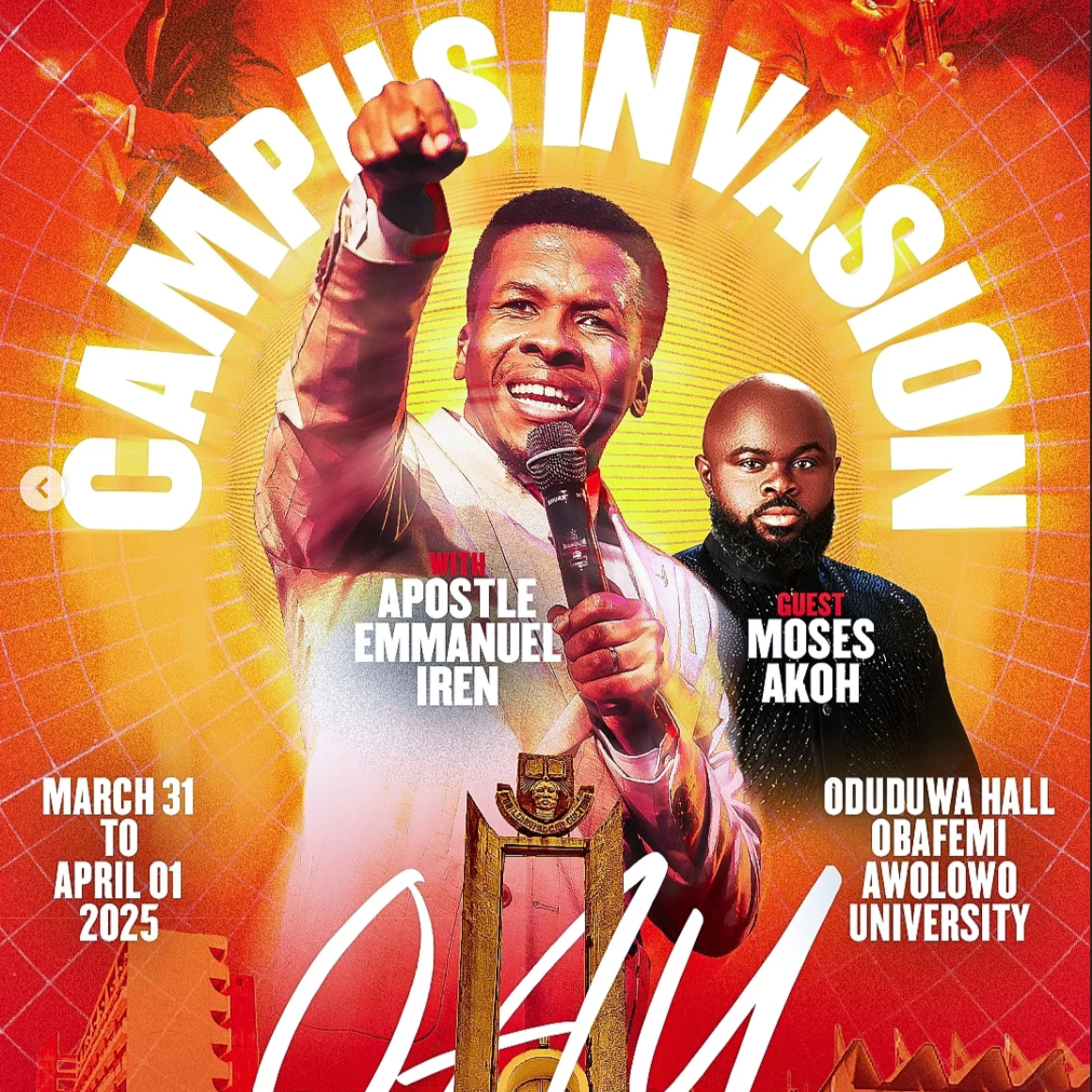 Campus Invasion OAU - Don't waste your life