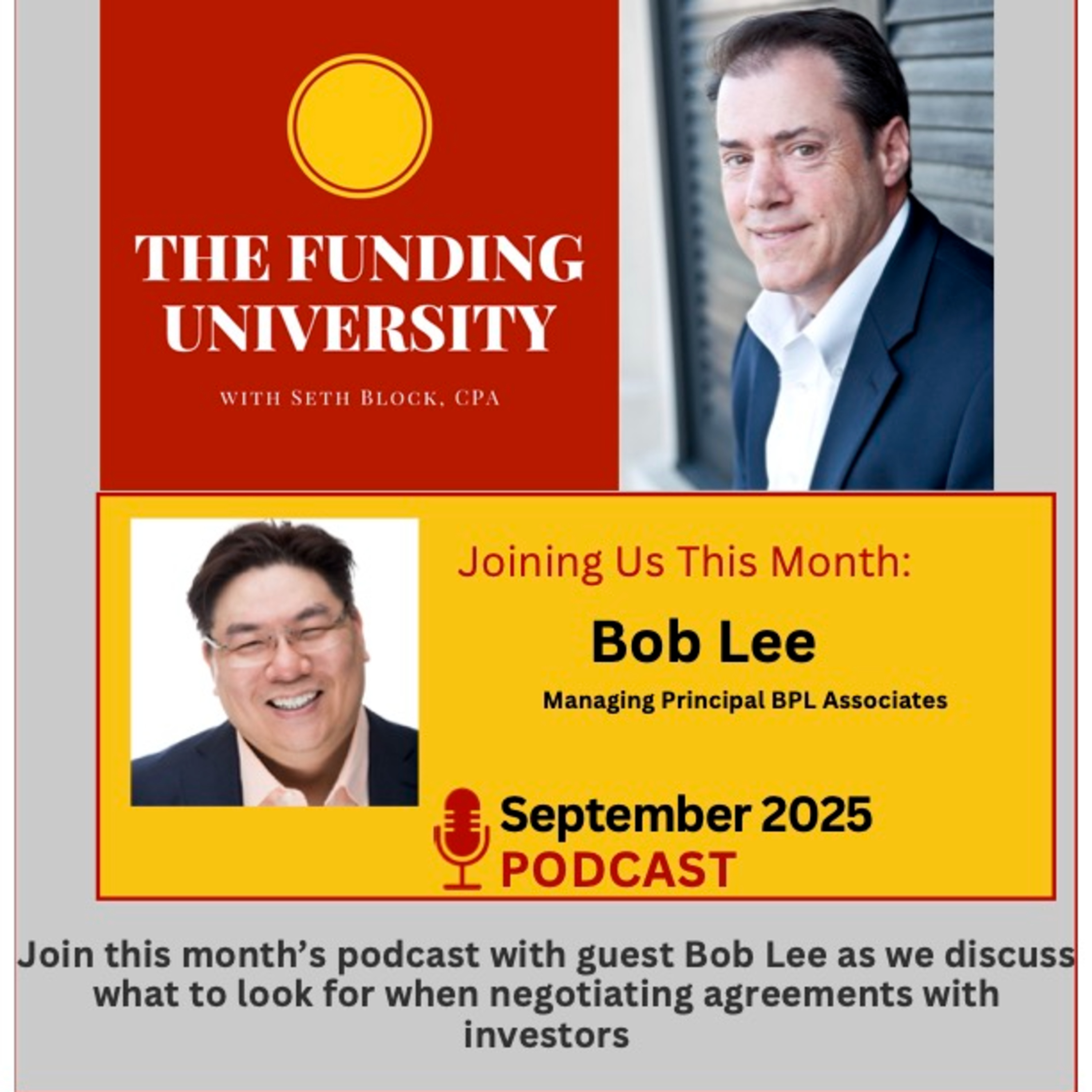TFU 58: Negotiating agreements with investors