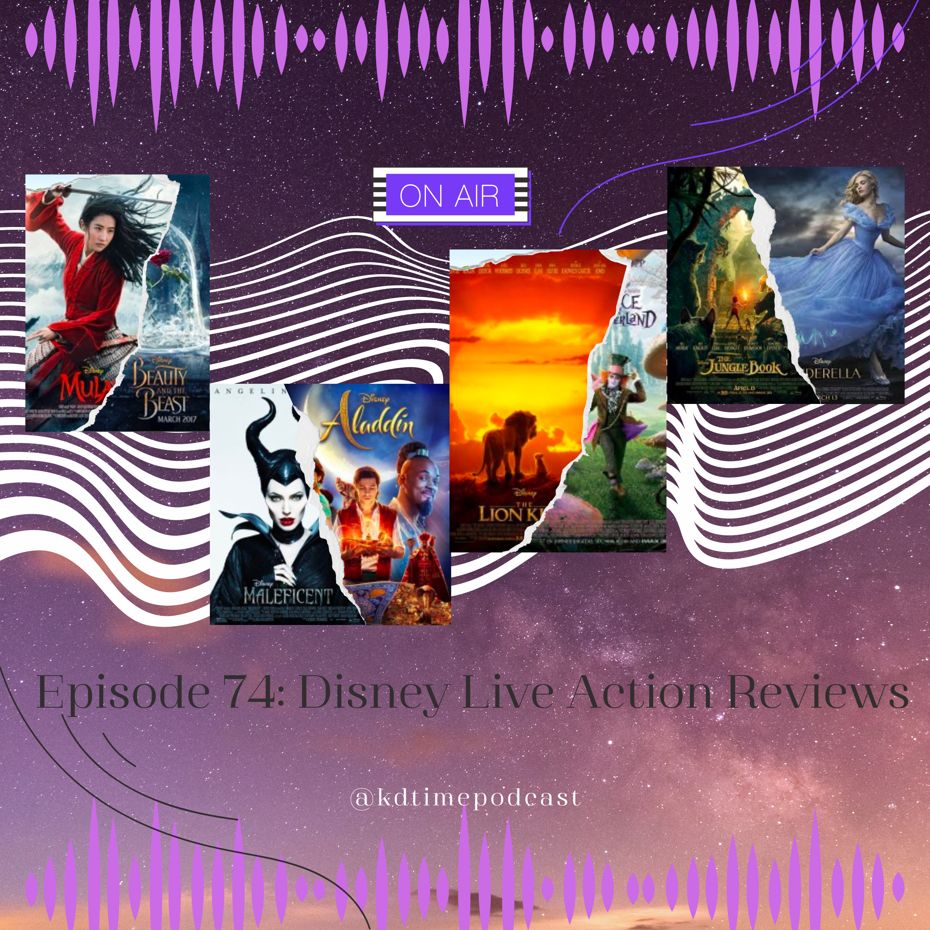KDTime 74: Disney Live Action Movies Review episode artwork