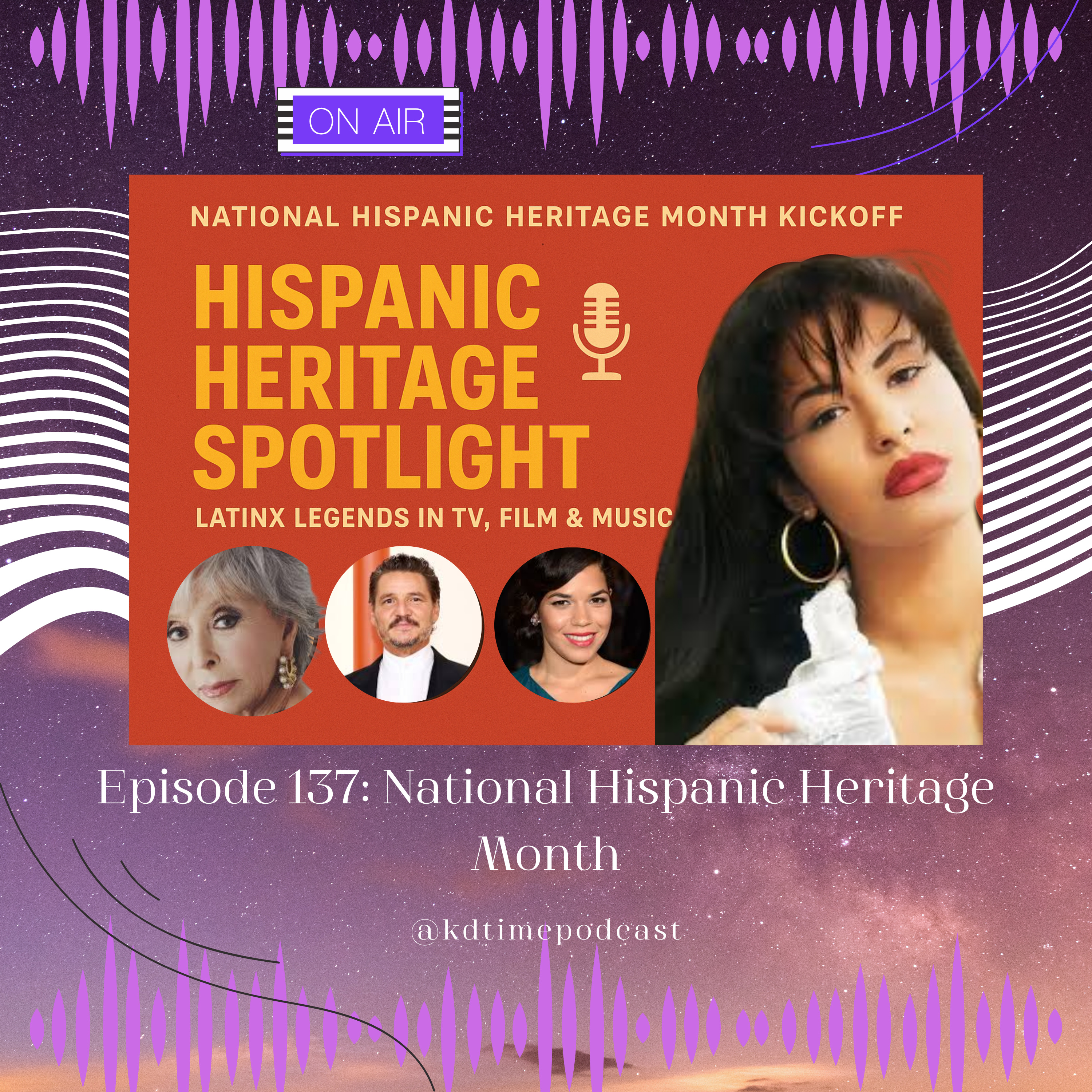 KDTime 137: National Hispanic Heritage Month episode artwork