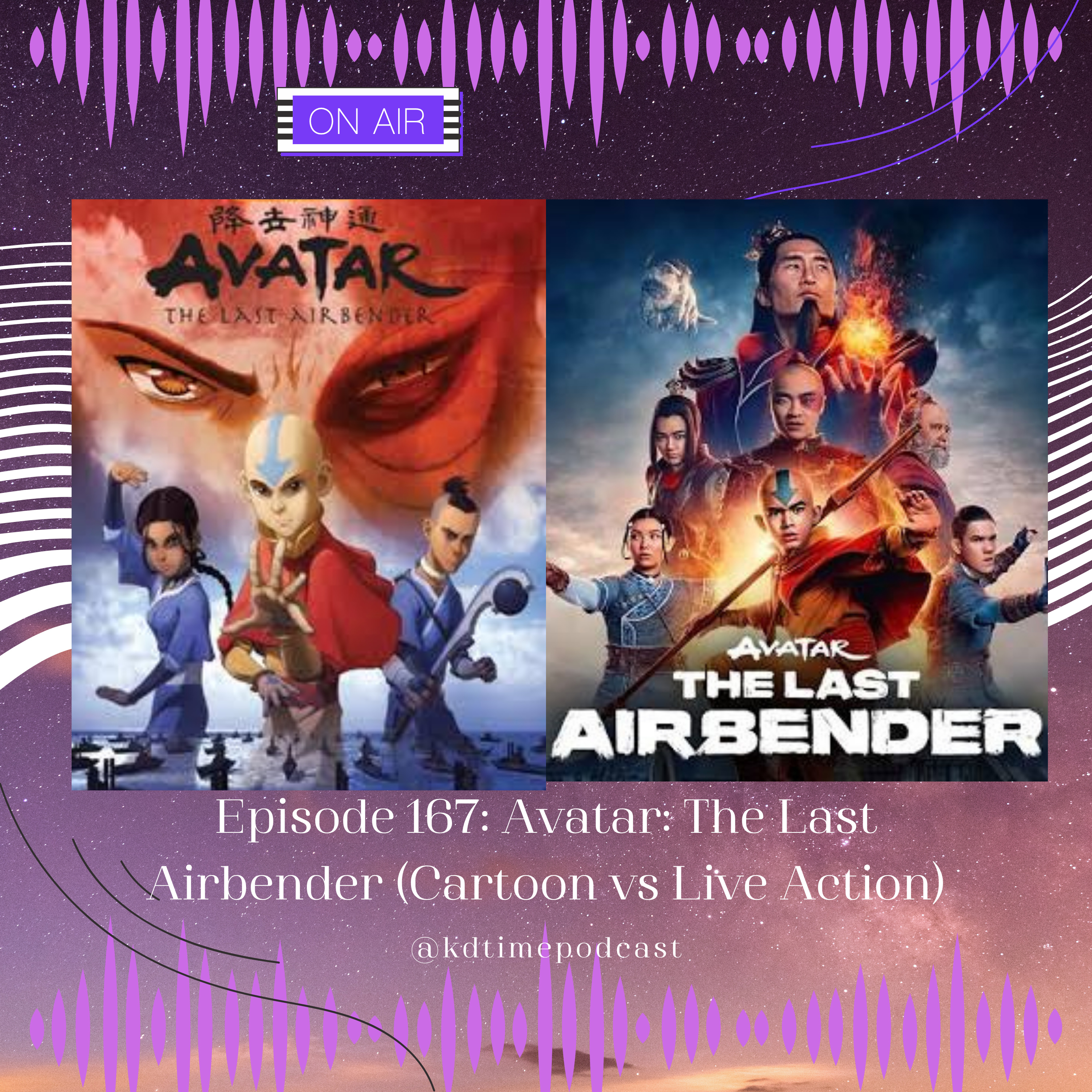 KDTime 167: Avatar: The Last Airbender (Cartoon vs Live Action) episode artwork