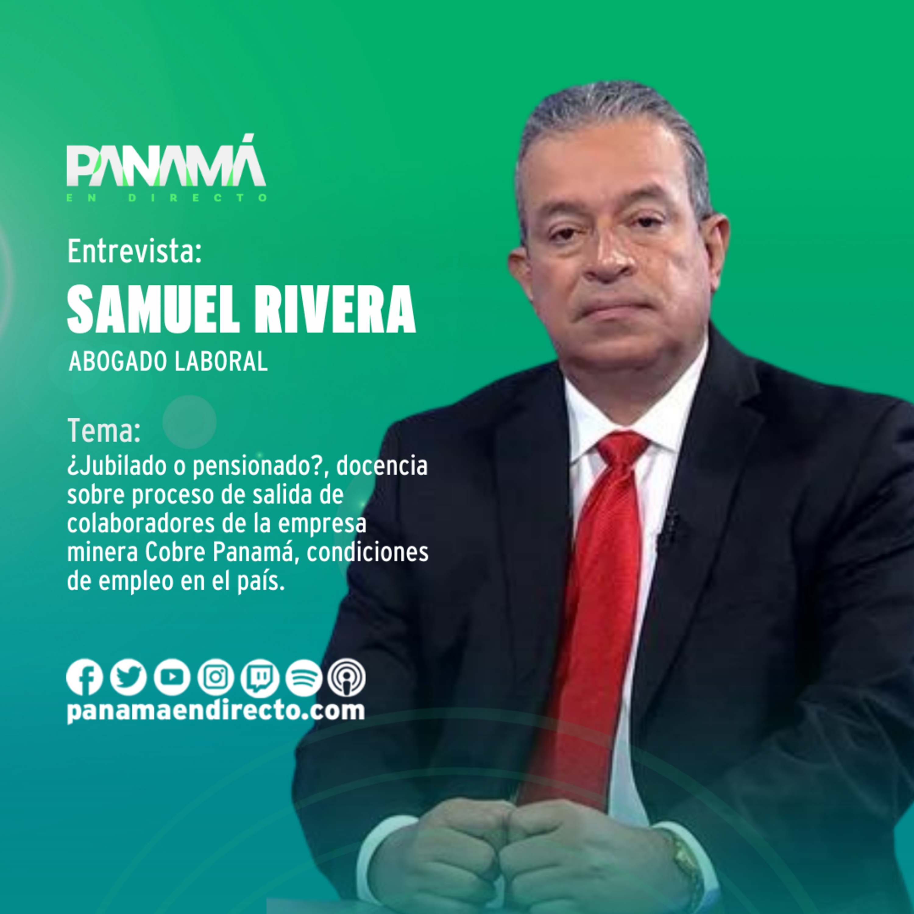 Incapacidad de las Pensiones Panameñas para Cubrir la Canasta Básica - Samuel Rivera episode artwork
