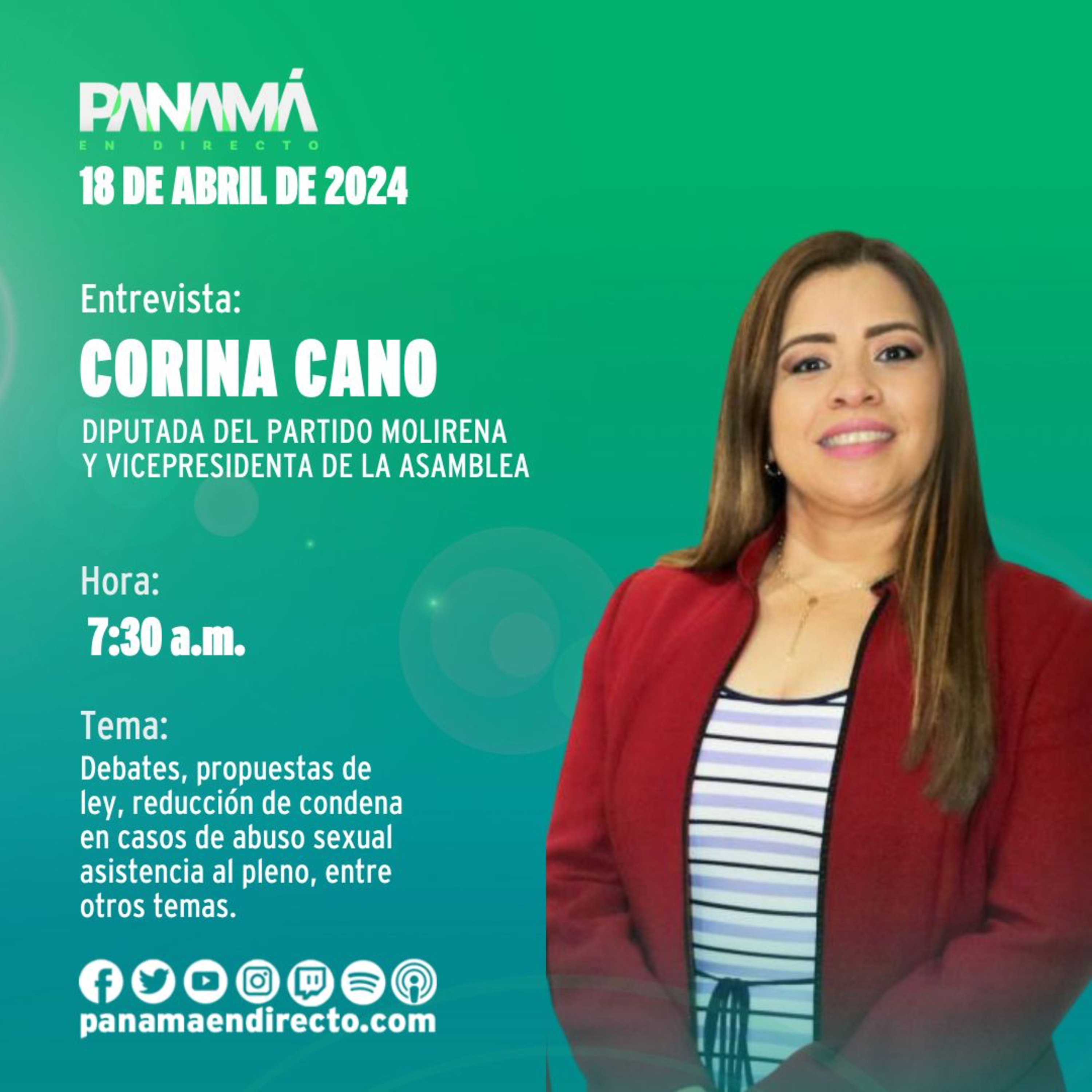 Corina Cano habla de propuestas de ley de la Asamblea Nacional y actualidad política nacional episode artwork
