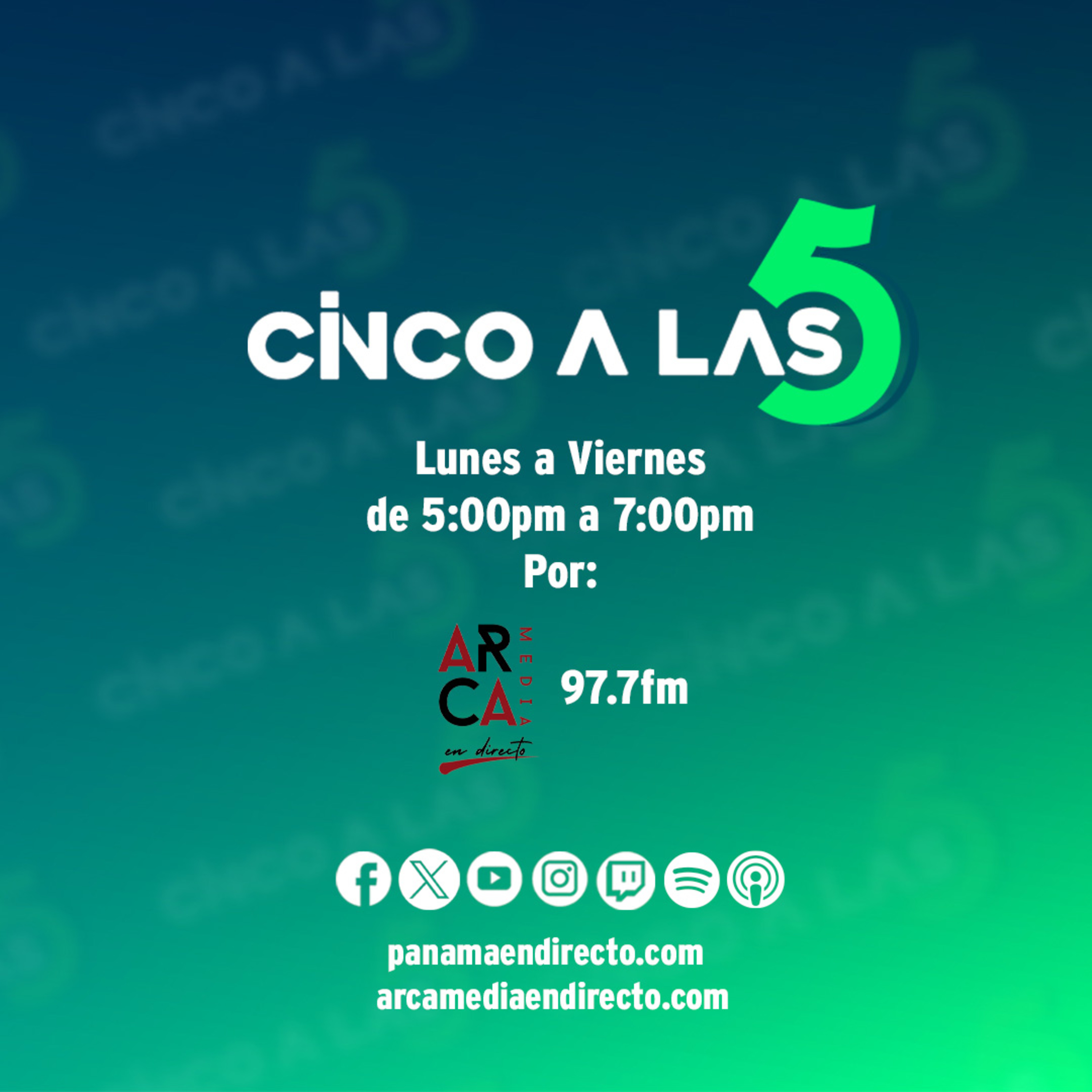 Cinco a las 5 - Lunes 24 de marzo de 2025 episode artwork