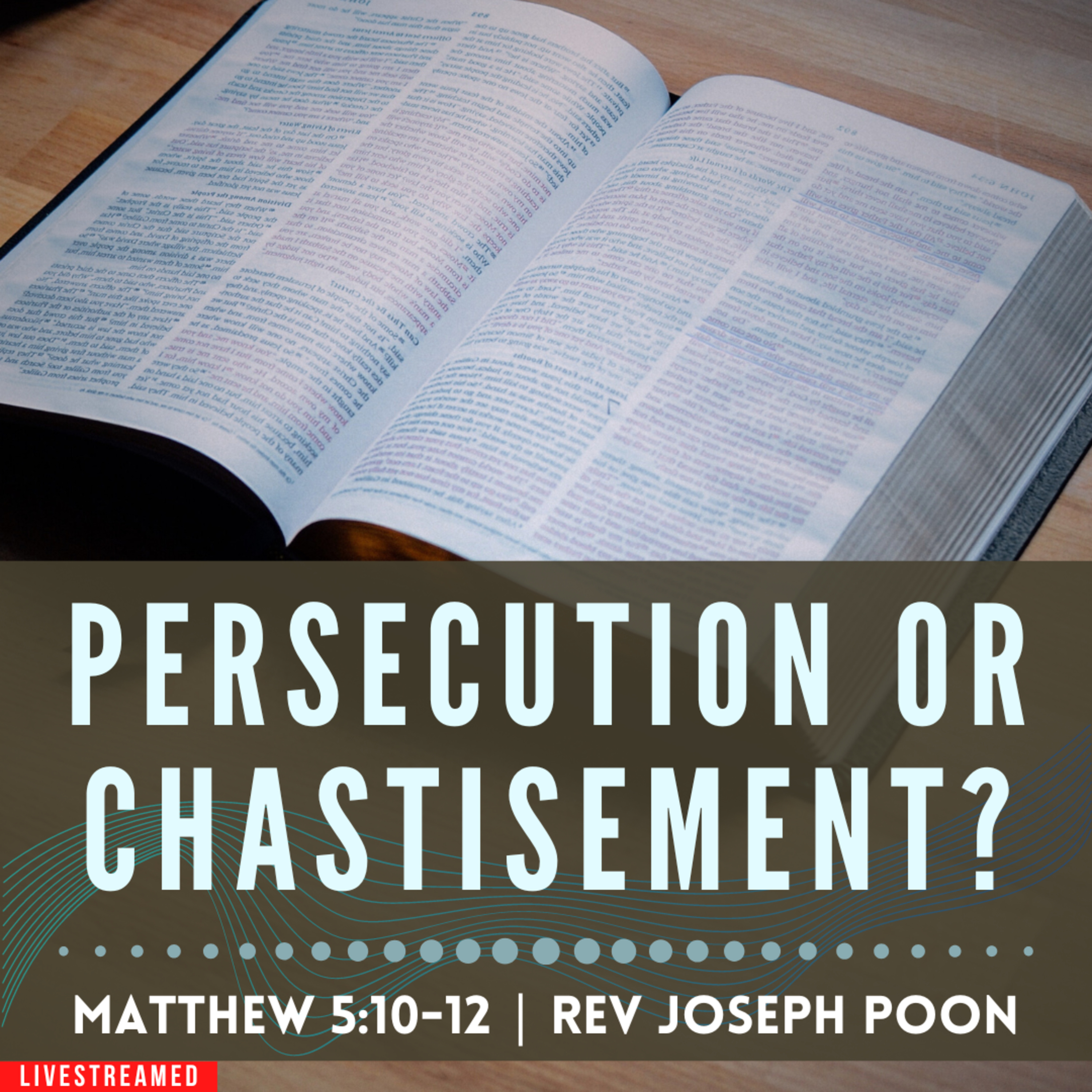 Persecution Or Chastisement? - Prayer Meeting | 8th October 2024 | Rev Joseph Poon
