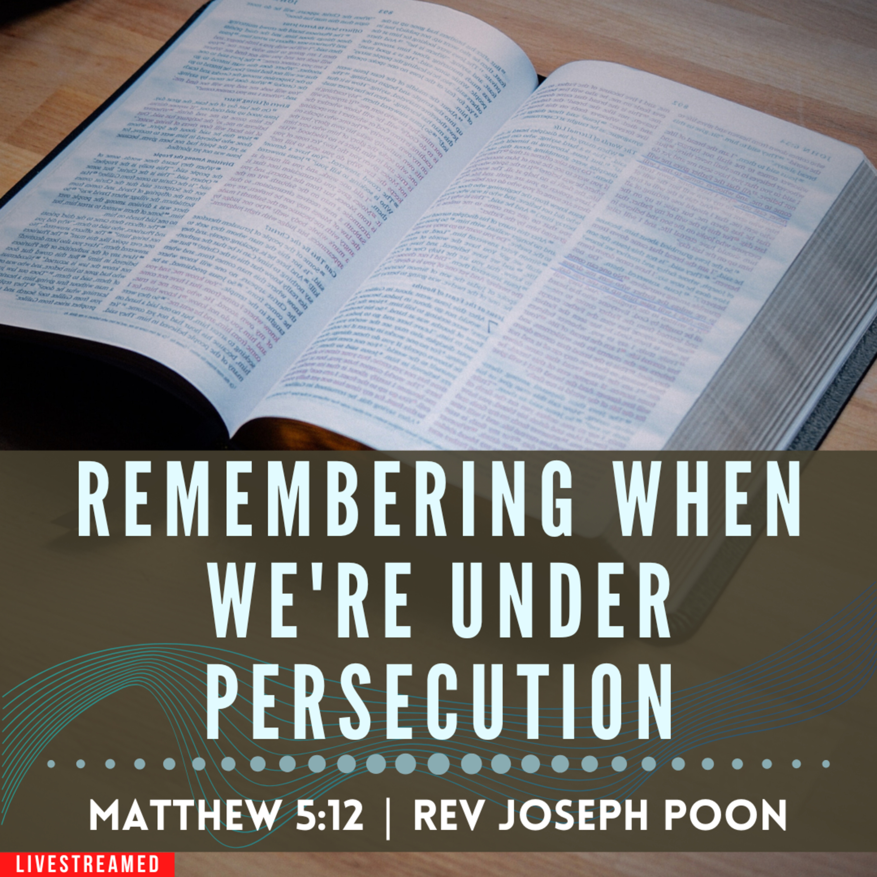 Remembering When We're Under Persecution - Prayer Meeting | 29th October 2024 | Rev Joseph Poon