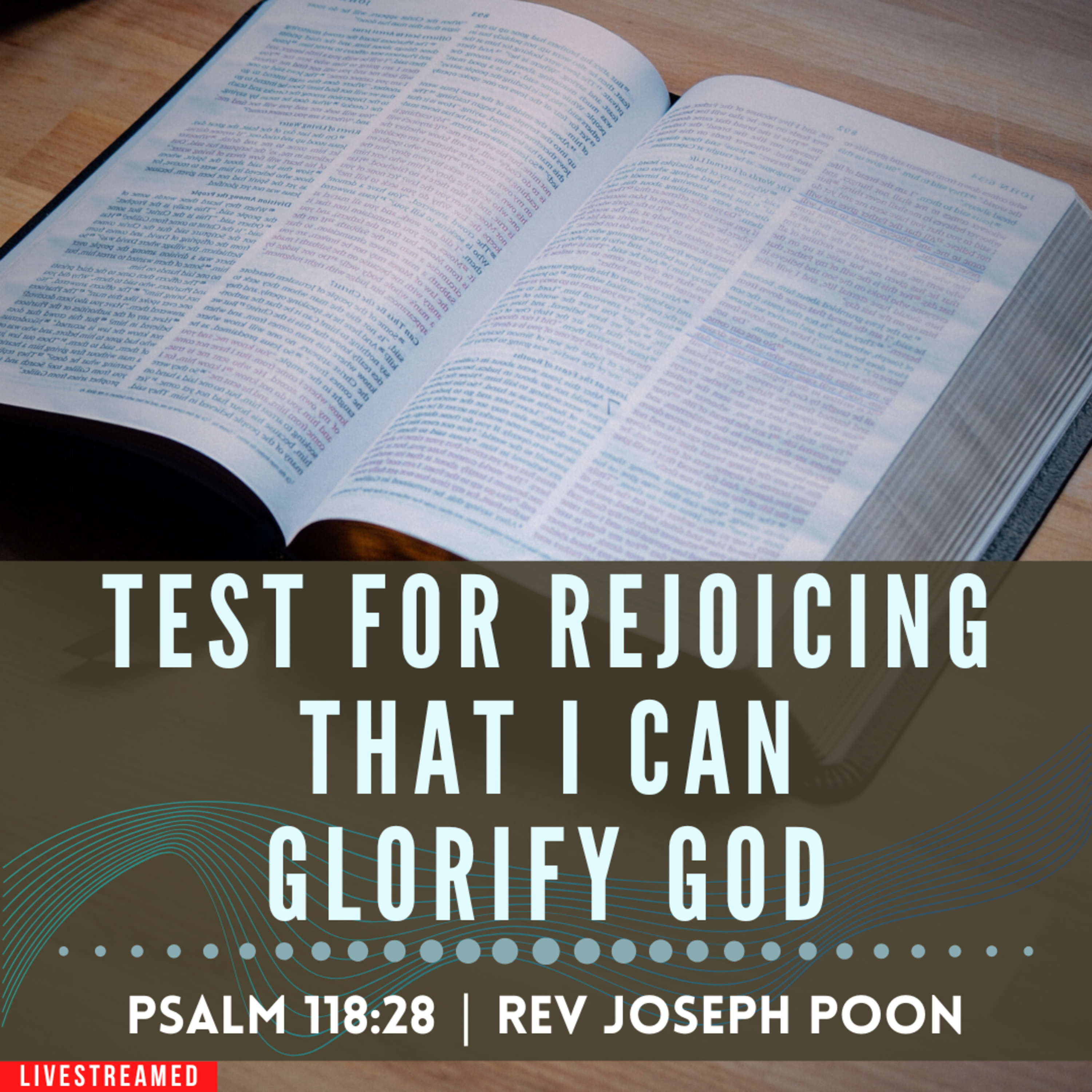 Test For Rejoicing That I Can Glorify God - Prayer Meeting | 7 JAN 2025 | Rev Joseph Poon