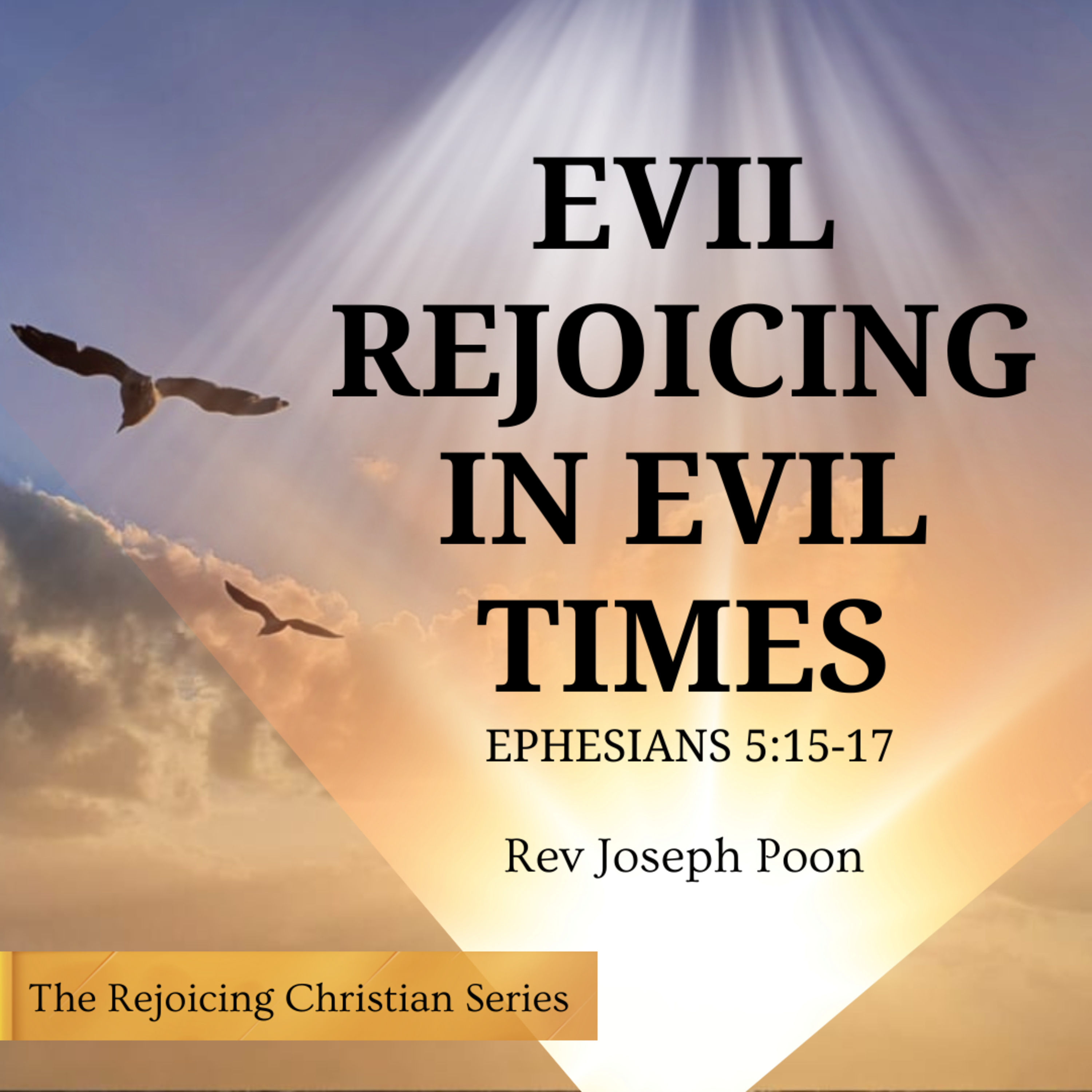 Evil Rejoicing In Evil Times | 10 FEB 2026 | Rev Joseph Poon
