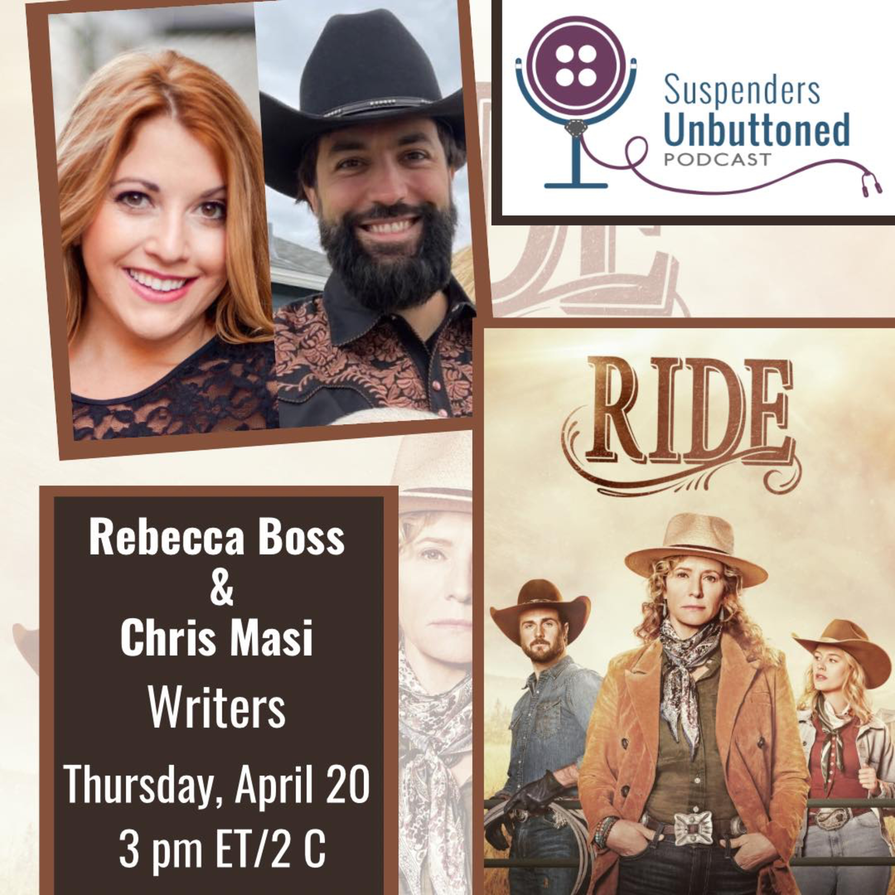 Writers and Ride creators Rebecca Boss and Chris Masi interview. episode artwork