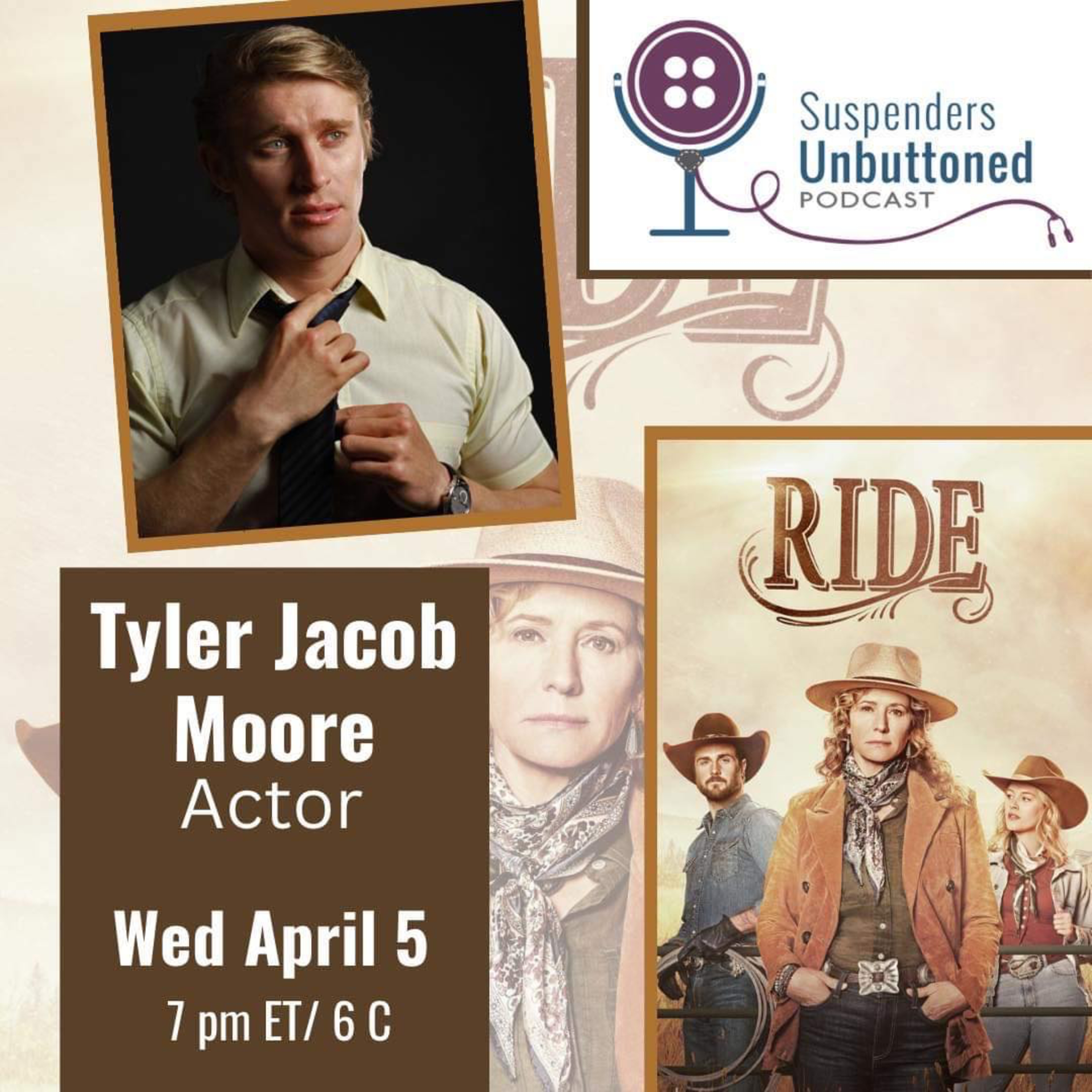 Actor Tyler Jacob Moore interview. episode artwork