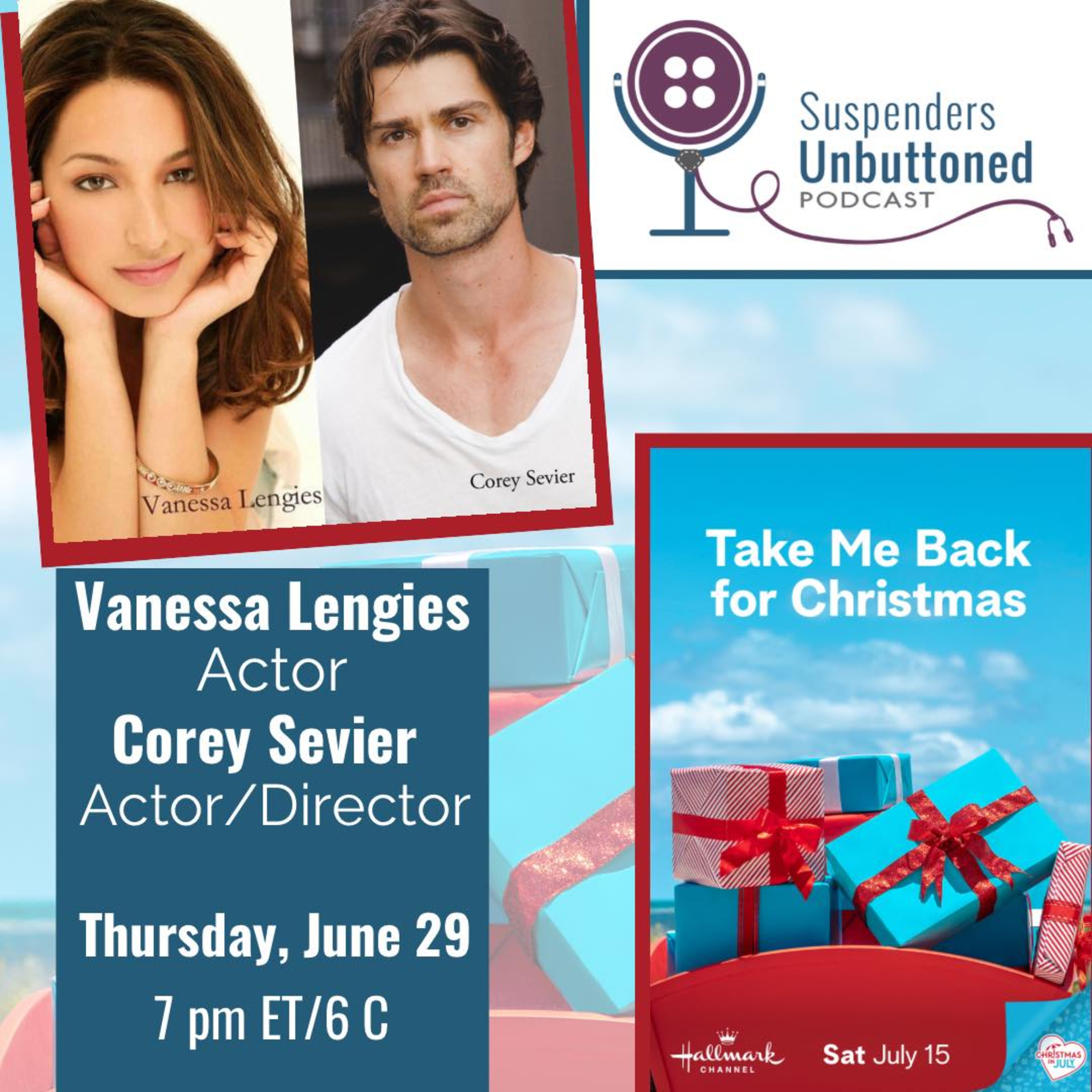Actor Vanessa Lengies and Actor/Director Corey Sevier Interview. episode artwork