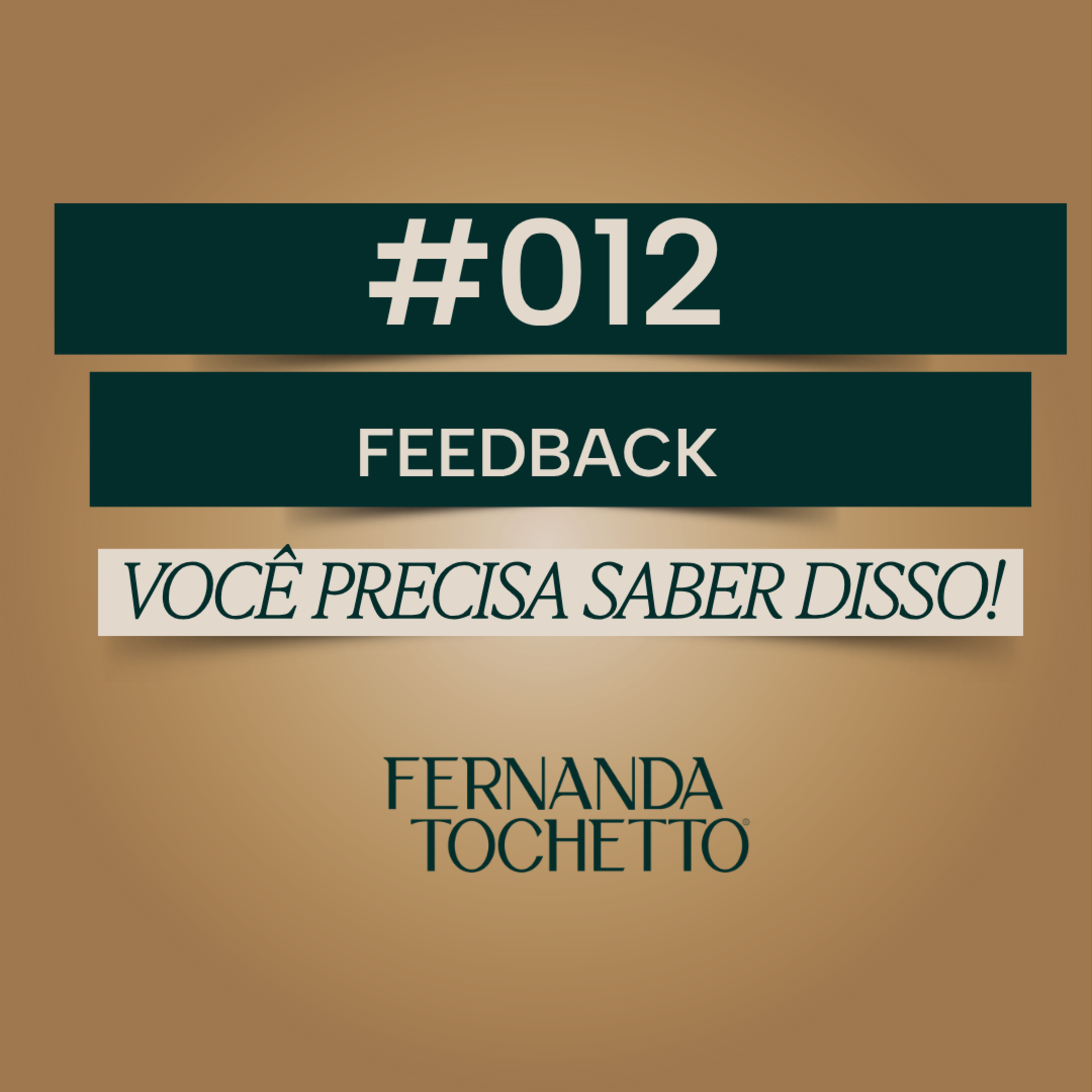 VOCÊ PRECISA SABER DISSO - FEEDBACK #12  episode artwork