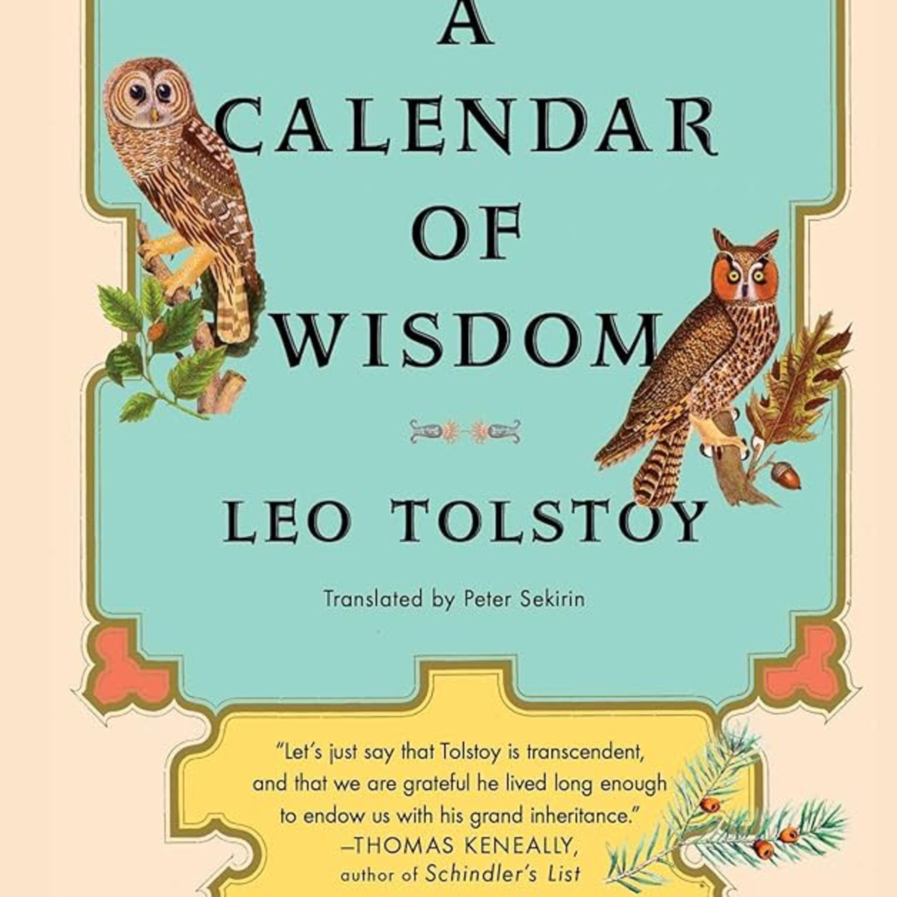 کاور خلاصه صوتی کتاب A Calendar of Wisdom - قسمت اول