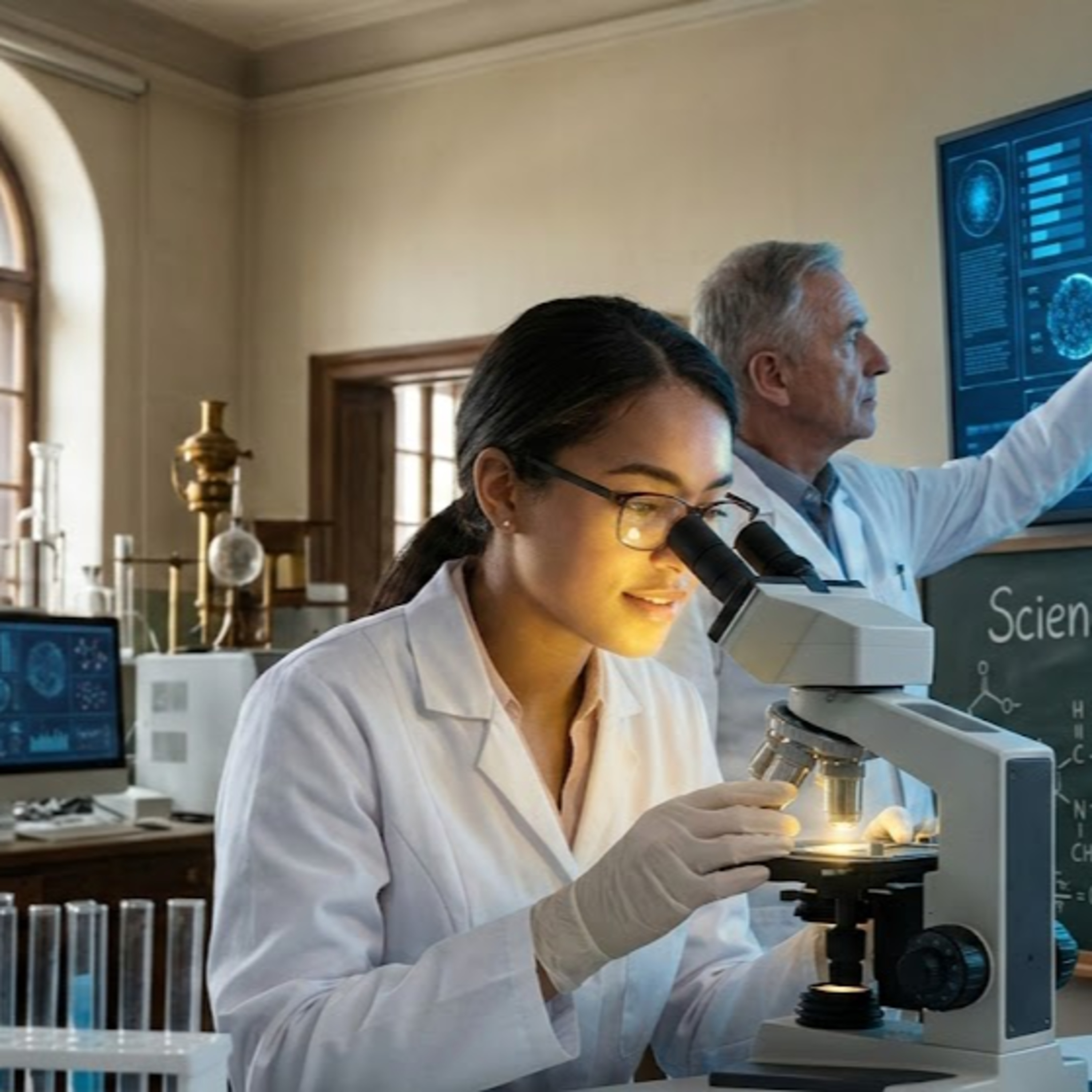  "Science and The Pursuit of Truth," features a discussion between Wen Chen and Bishop Dennis Eversen regarding the relationship between scientific exploration and spiritual faith. episode artwork