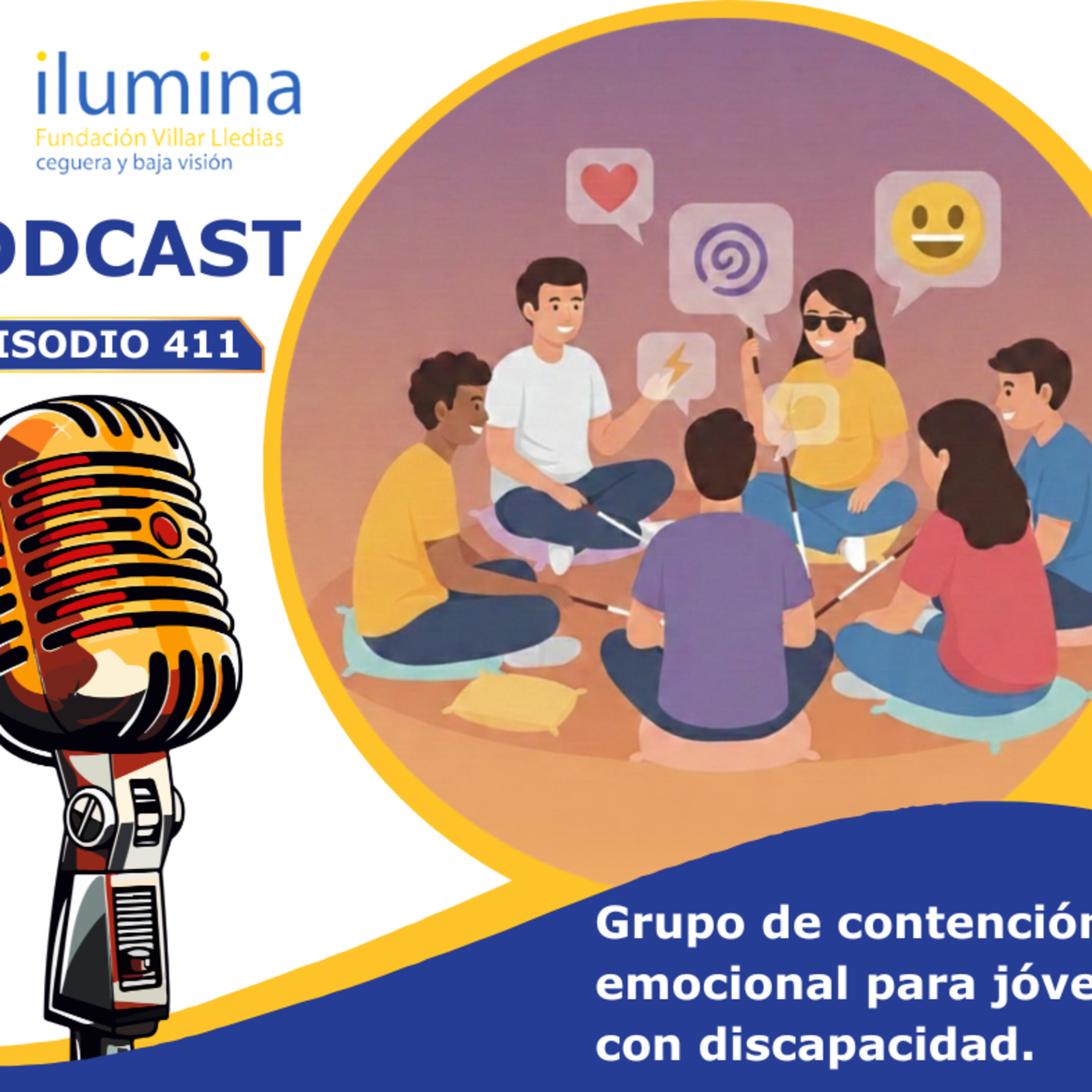 Grupo de contención emocional en adolescentes con discapacidad visual episode artwork