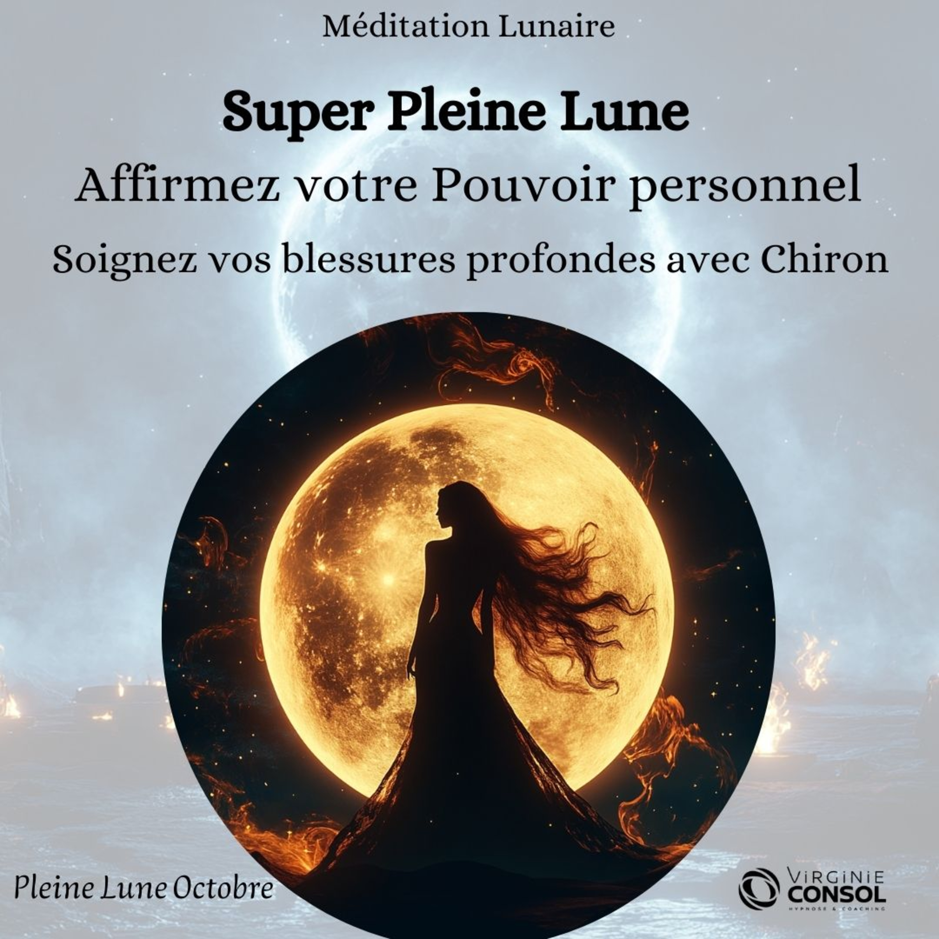 🌕 Super Pleine Lune en Bélier 🌕 Octobre 2024 🧘‍♀️ Méditation libératrice intense 🔥 Méditation guidée episode artwork