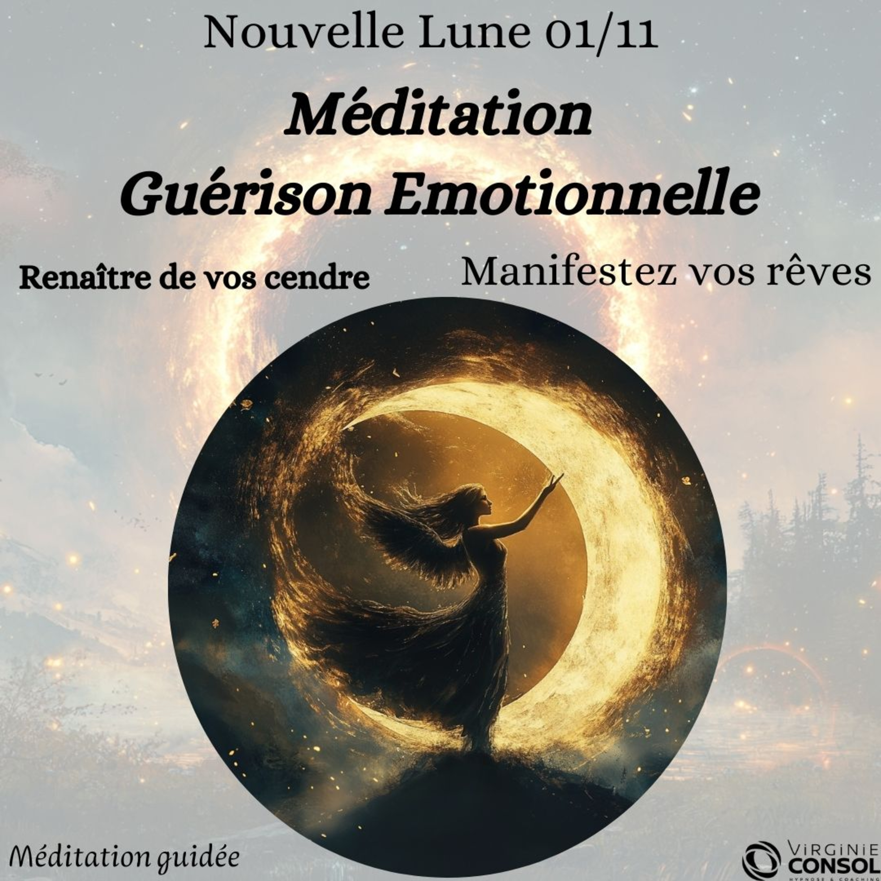 🌚 Nouvelle Lune 1er novembre 2024 🌚 Guérison de l’âme 🌌 Manifestez vos rêves 🌠 Méditation Guidée ⭐♏ episode artwork