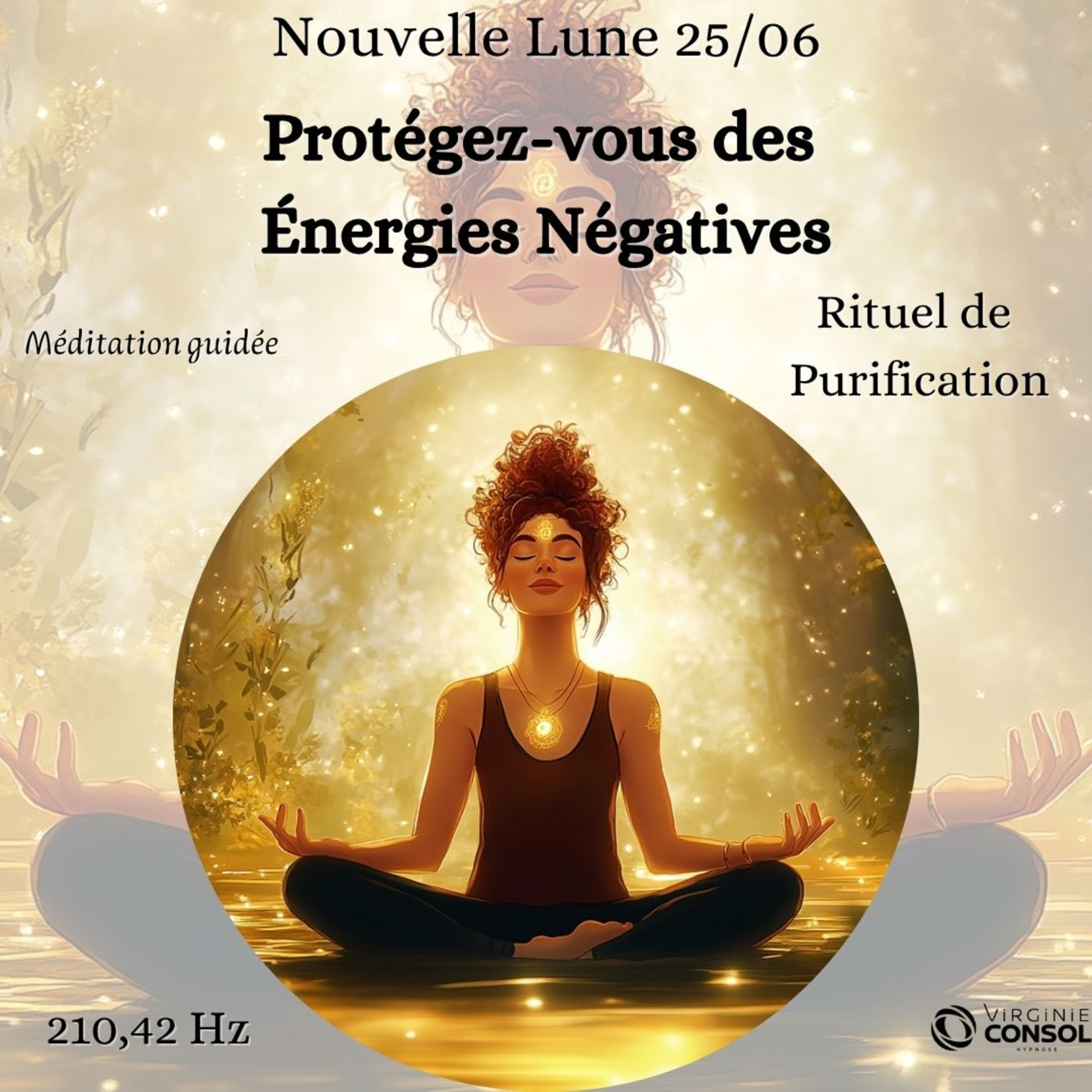 🌚 Nouvelle Lune 25 Juin 🌚 Protection Énergétique et Purification 🪽 Méditation Guidée ✨ 210,42 Hz 🧘 episode artwork