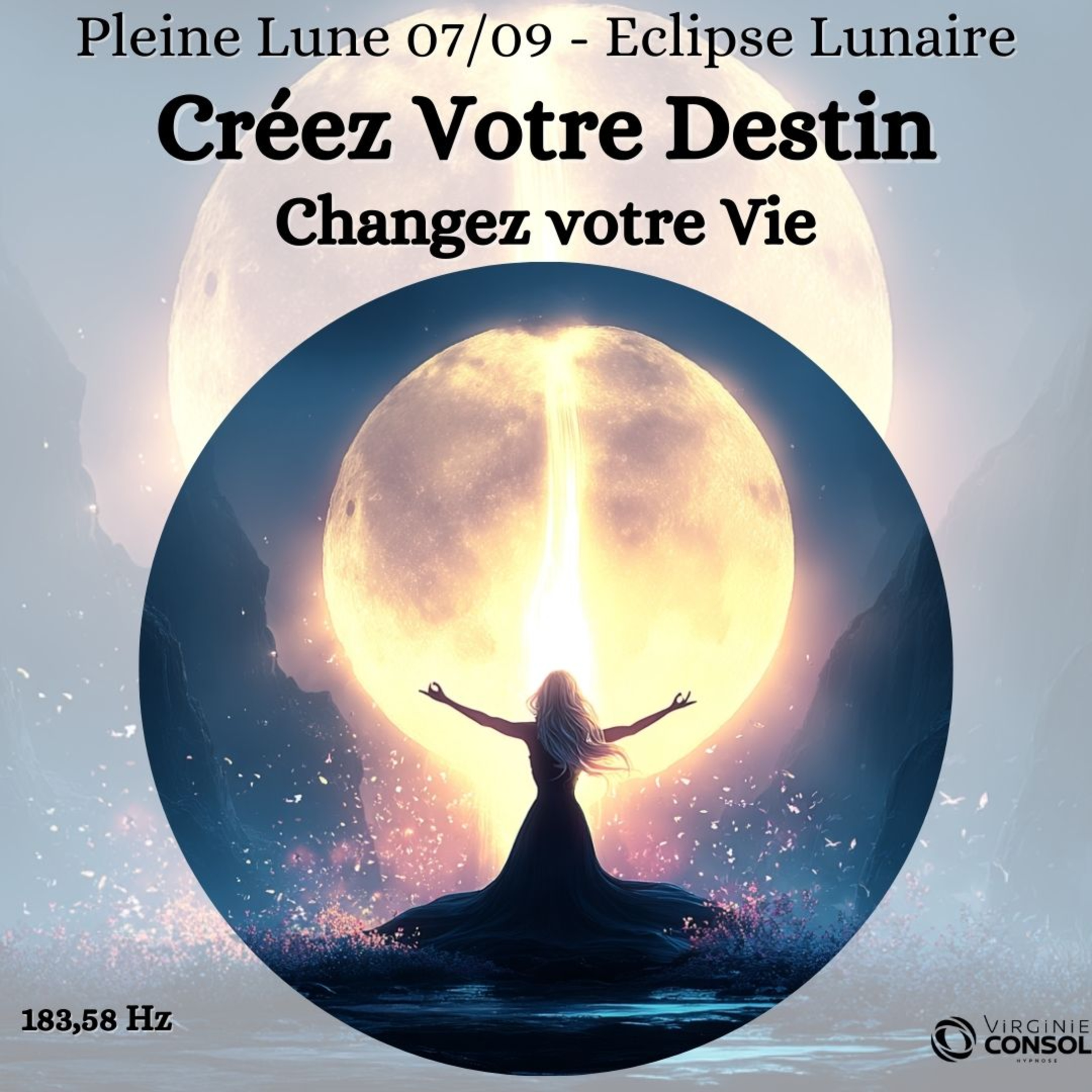 🌝 Pleine Lune Éclipse 7 Septembre 2025 🌝 Créez Votre Destinée 🪞 Méditation Guidée Puissante🧘 30 min episode artwork