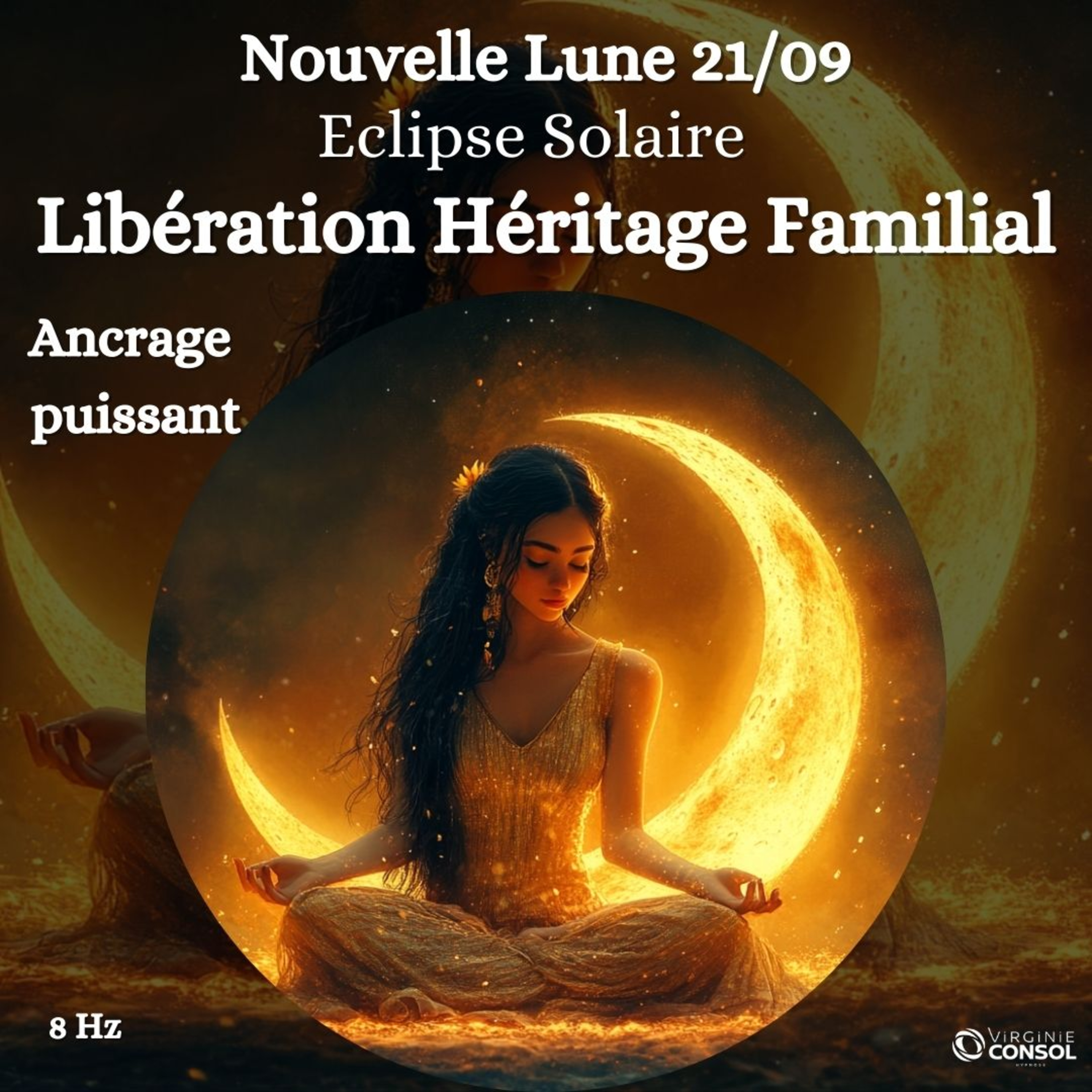 Nouvelle Lune Éclipse 21 Septembre 🌚 Libérez votre lignée ! Méditation Guidée Soin Transgénérationnel 🧬 episode artwork