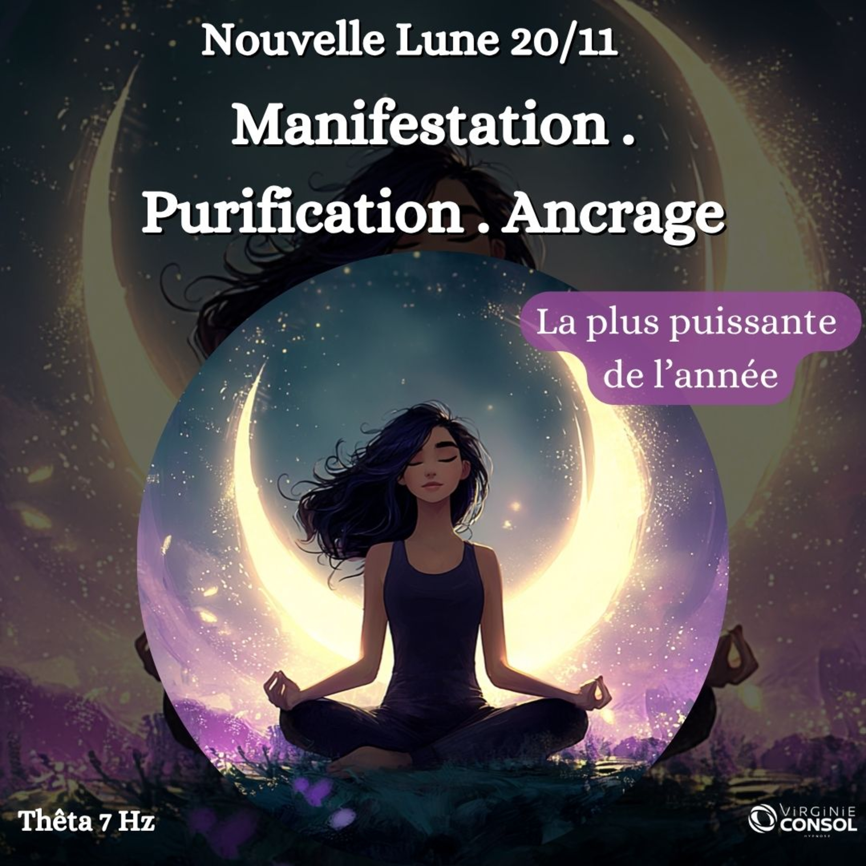 Nouvelle Lune 20 Novembre 🌚 Méditation Guidée Manifestation Puissante Ancrage & Purification 🌳 7 Hz episode artwork