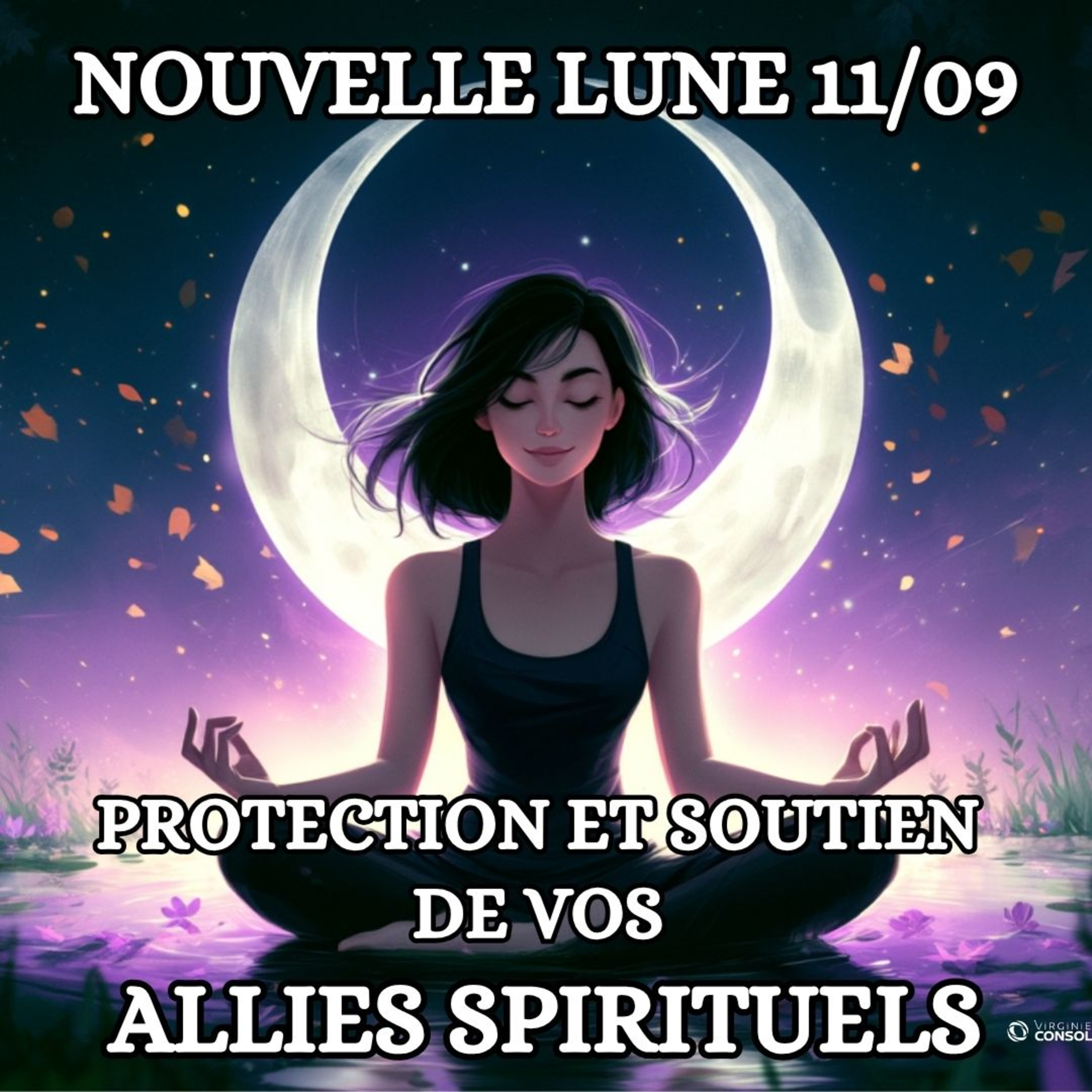 Nouvelle Lune 11 Septembre 🌚 Protection de vos Guides Spirituels 🪽 Méditation Guidée 30 mn 🧘 999 Hz episode artwork