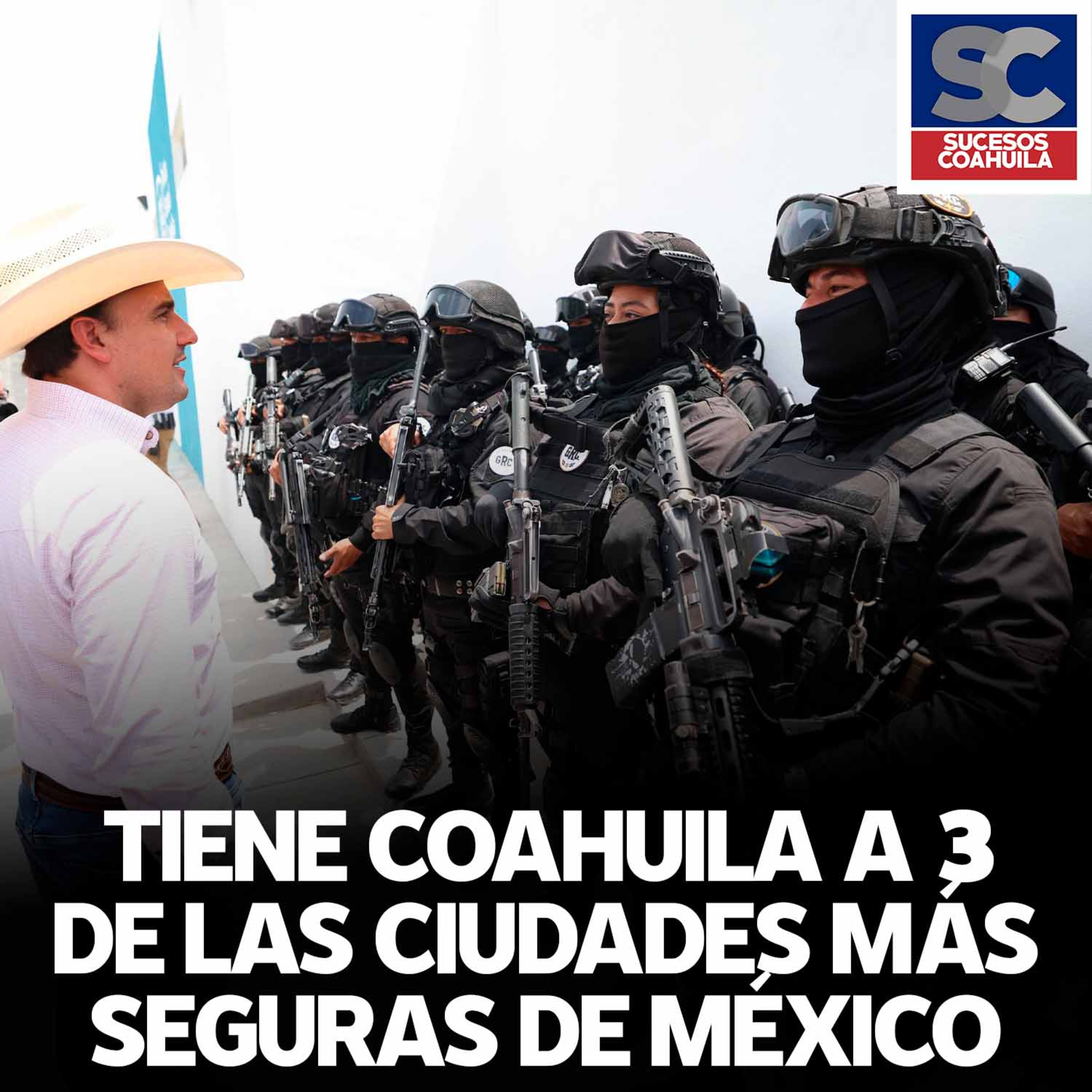 Destaca Manolo que Coahuila tiene a 3 de las ciudades más seguras de México