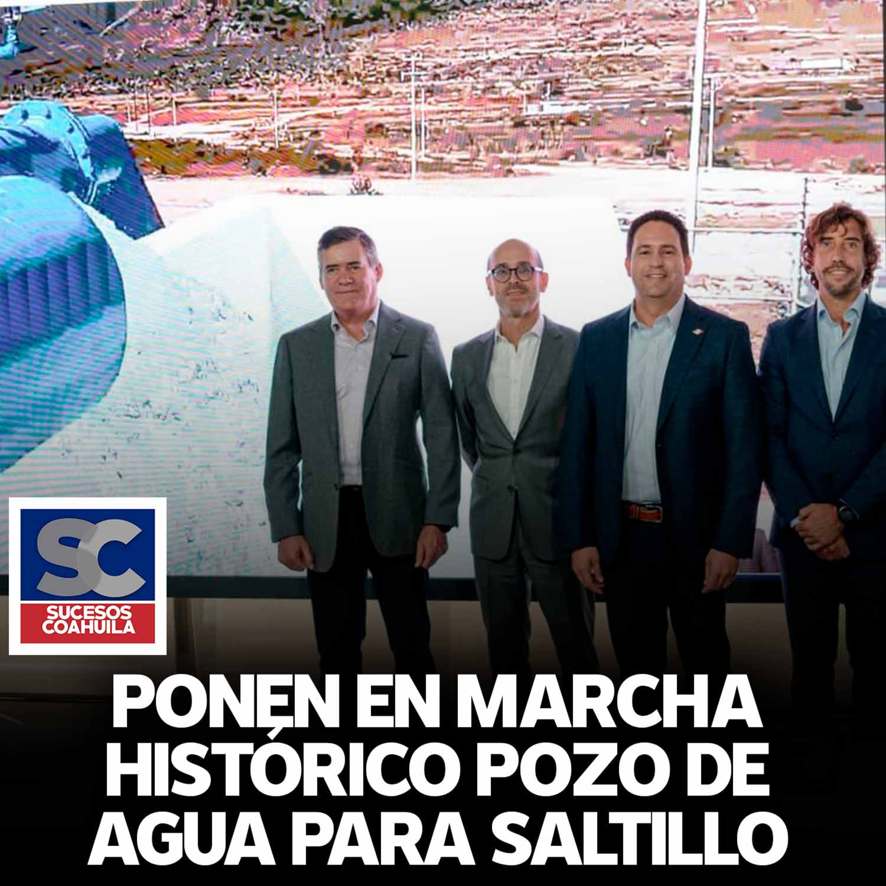 Suma Javier Díaz 100 litros de agua por segundo al caudal de Saltillo