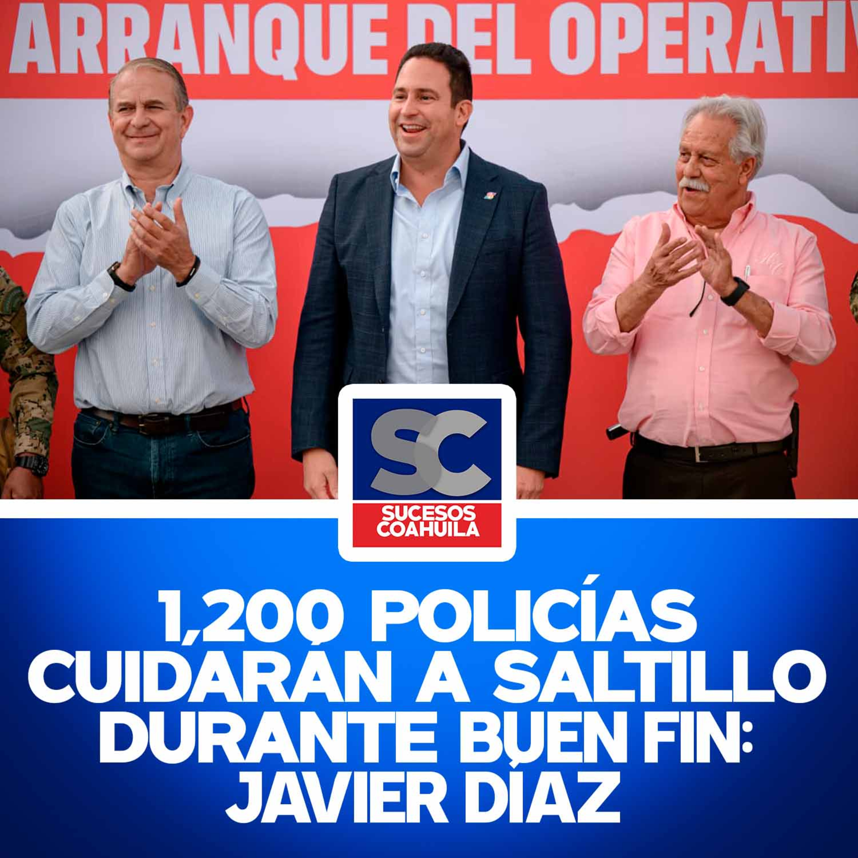 Arranca Javier Díaz operativo de seguridad por Buen Fin 2025