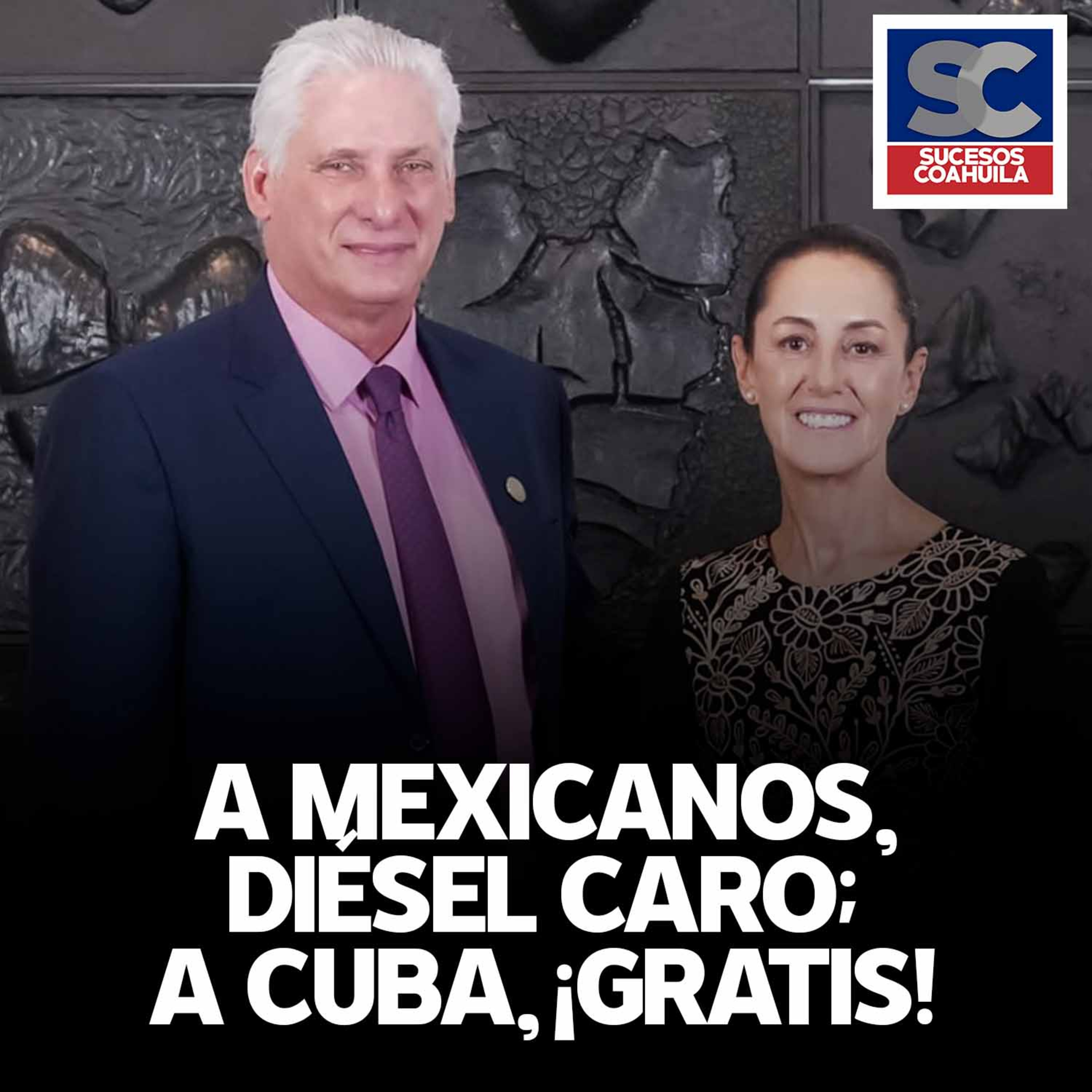 México regala 10 mil toneladas de diésel a Cuba