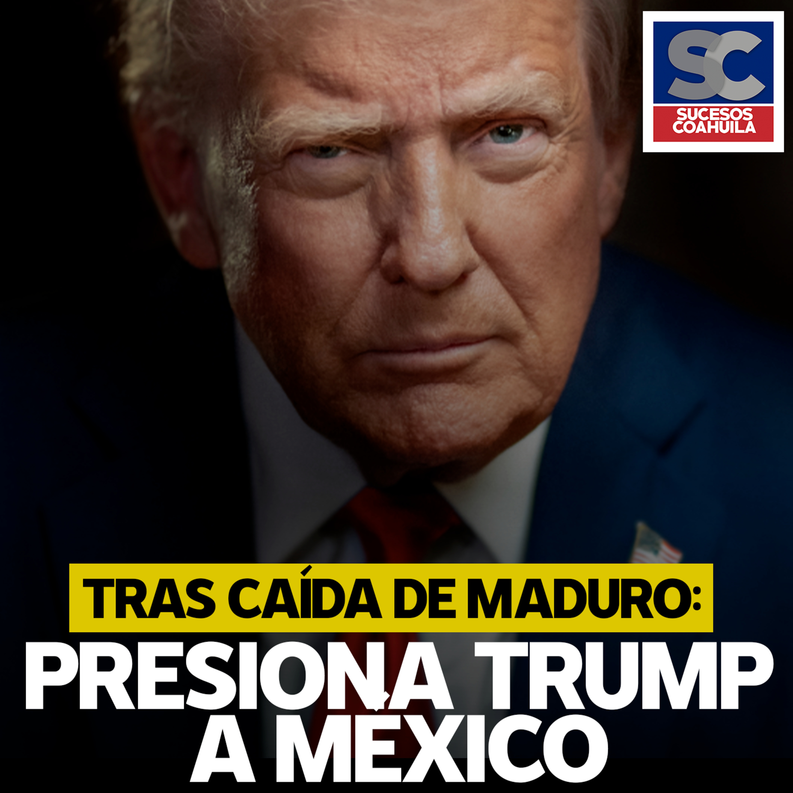  Presiona Trump a México por cárteles; Sheinbaum tiene miedo, reitera
