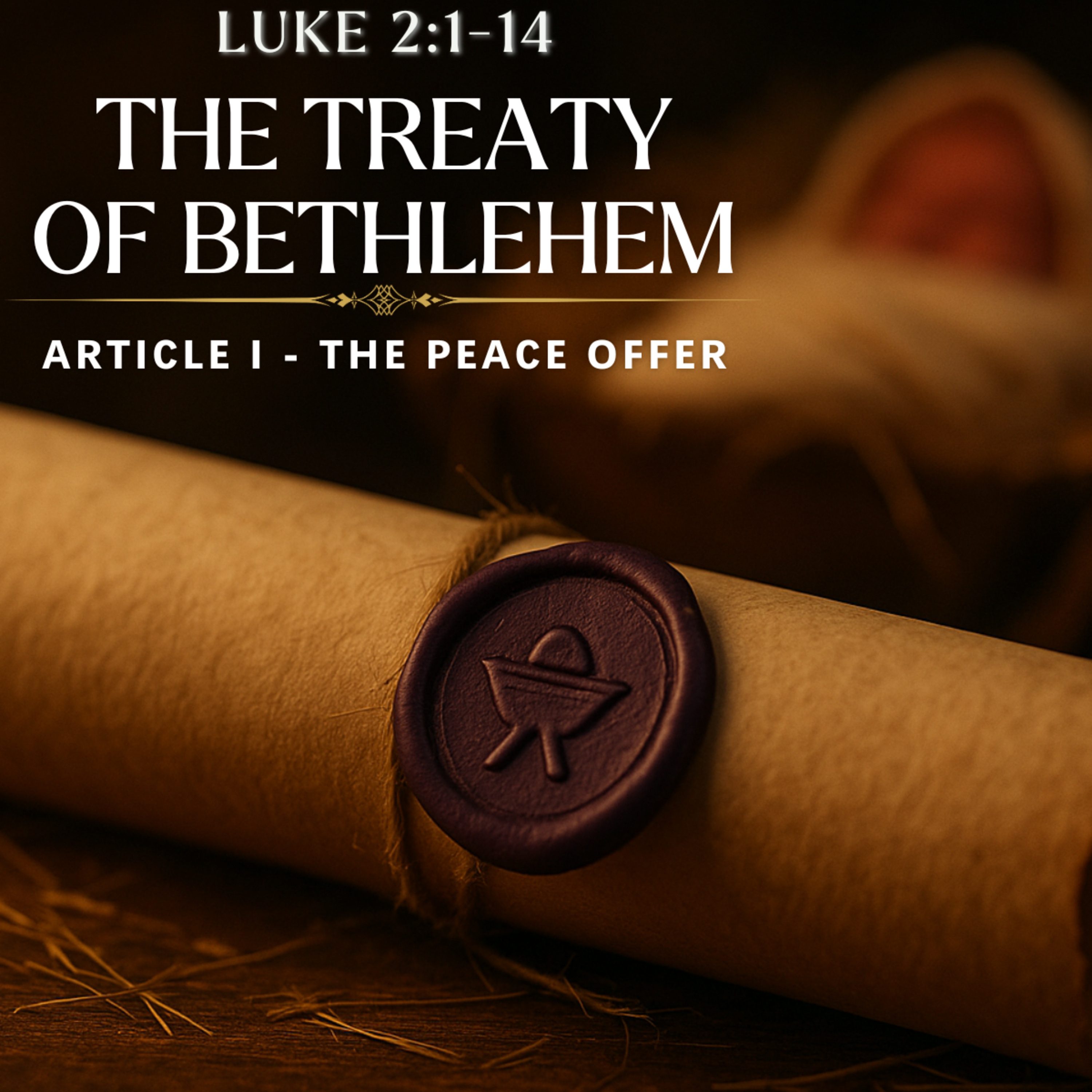 The Treaty of Bethlehem: Article 1 - The Peace Offer (Luke 2:8-20) episode artwork