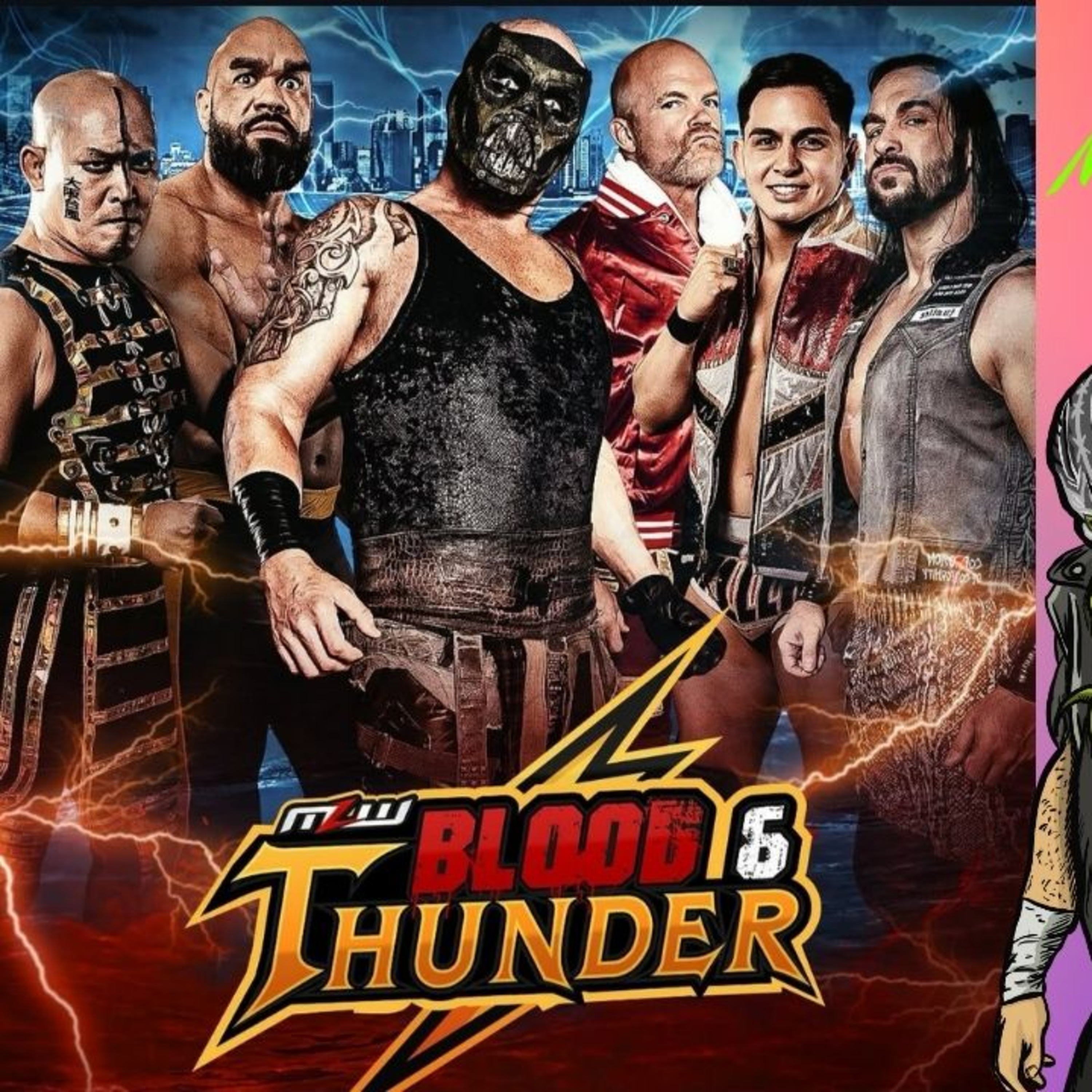 [video] MLW Blood & Thunder Review with Marie Shadows and Dos Evil! episode artwork