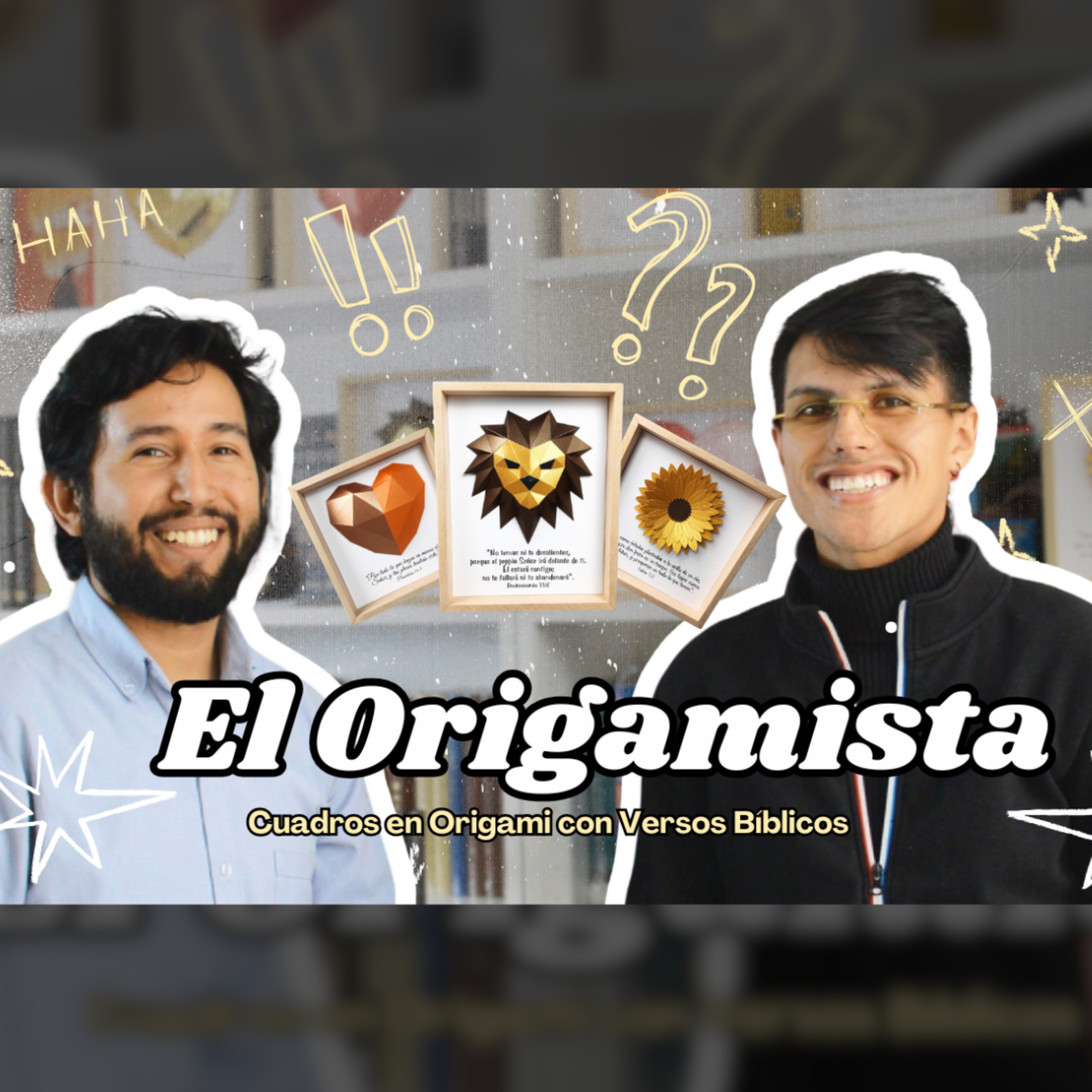 El Origamista - Cuadros en Origami con Versos Bíblicos - Oslon Gonzalez