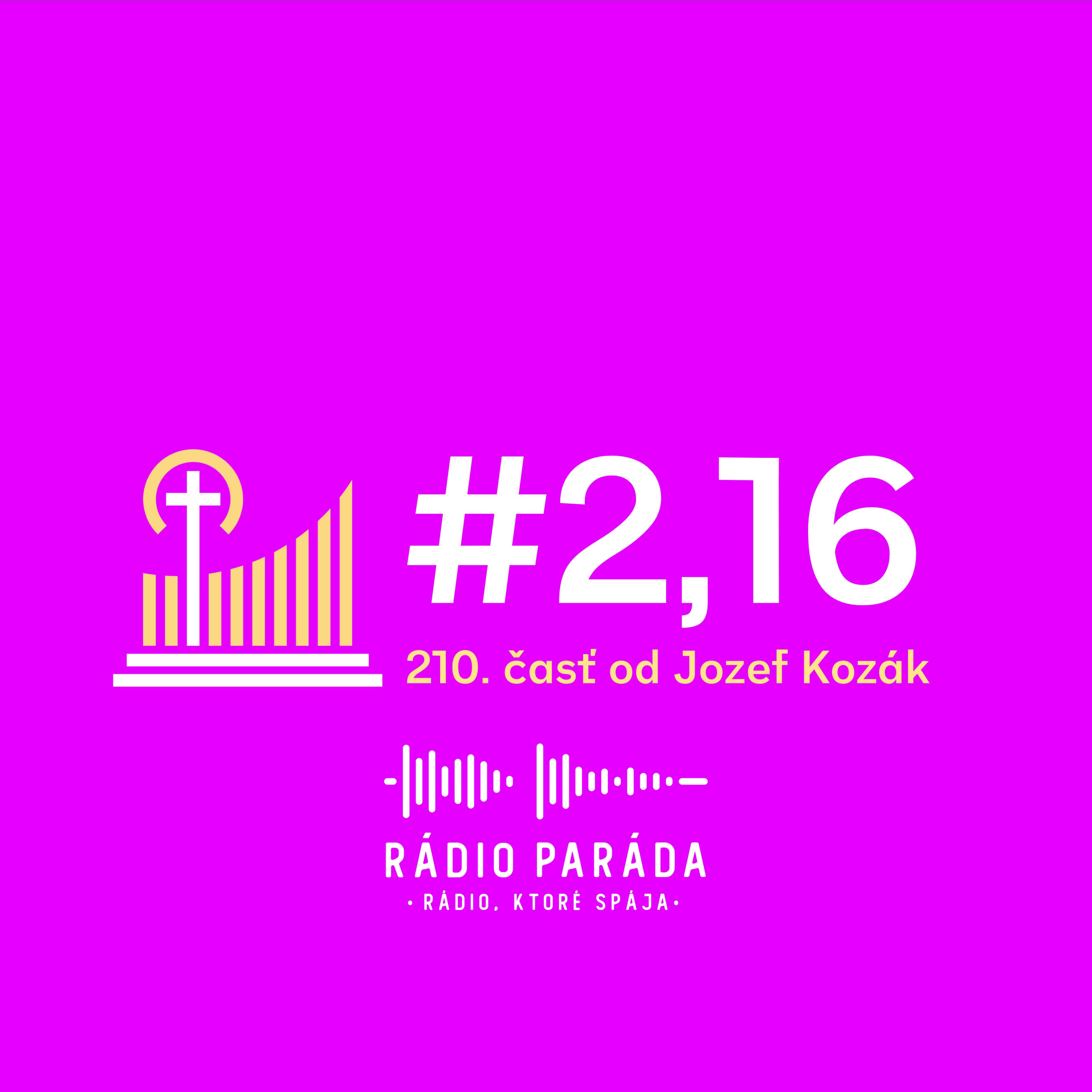 Podcast #2,16 - 210. časť (16.8.2026) episode artwork
