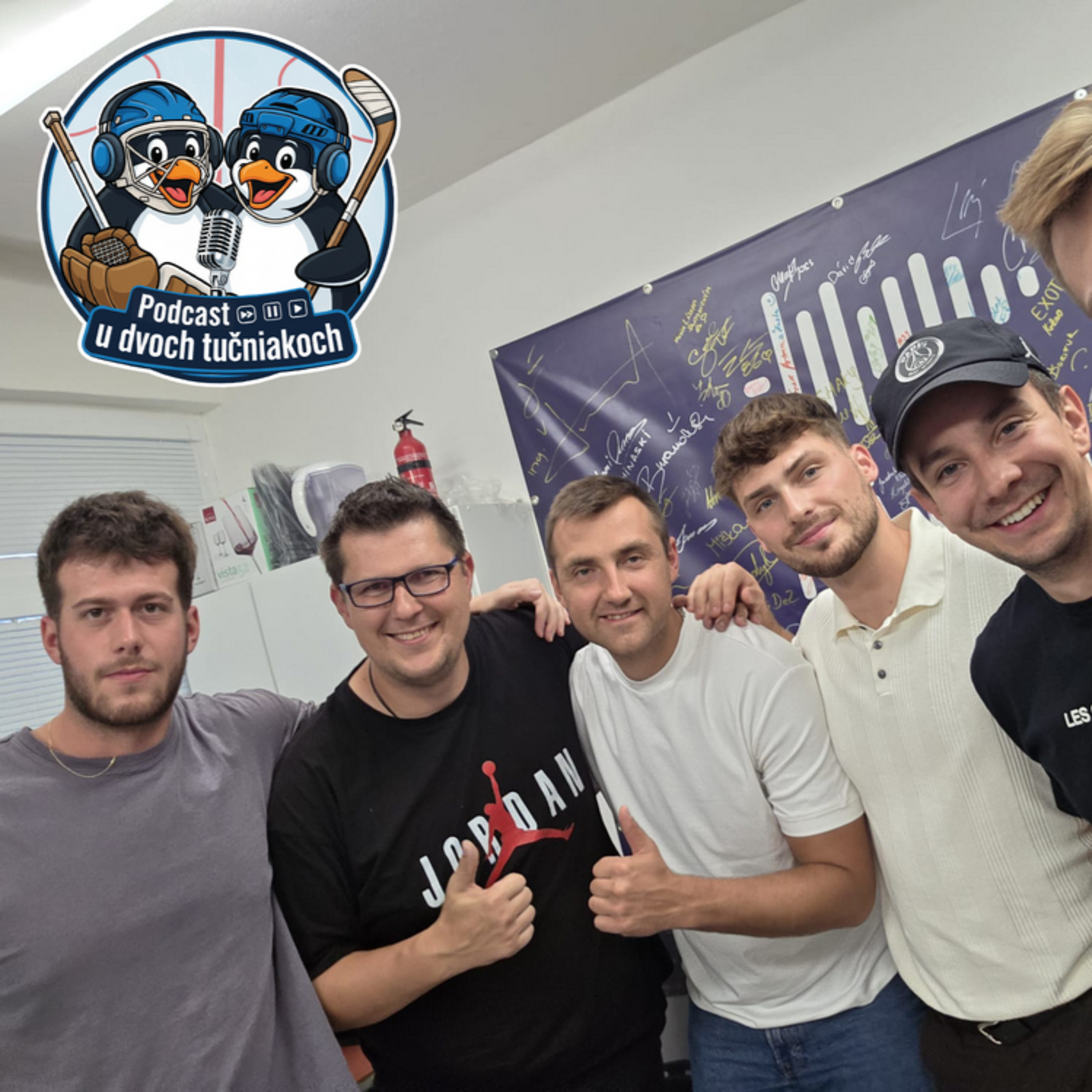 "U dvoch tučniakoch" s brankármi Borym, Hurkom a trénerom Stasom episode artwork