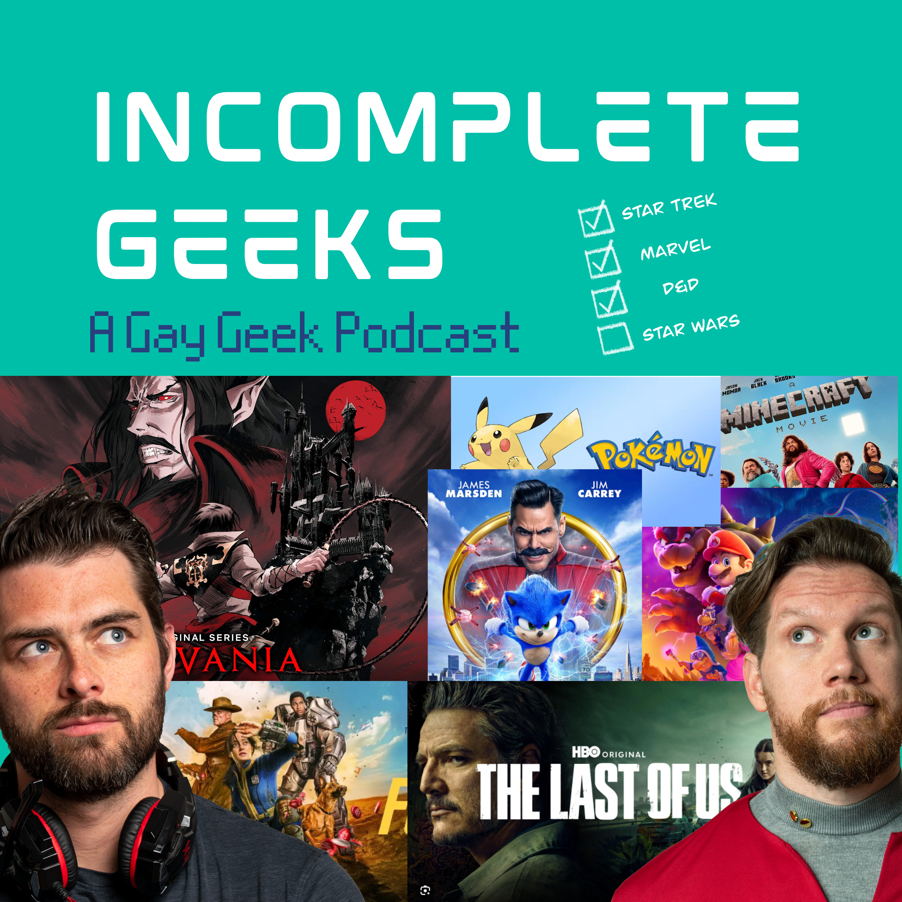 Incomplete Geeks: A Gay Geek Podcast