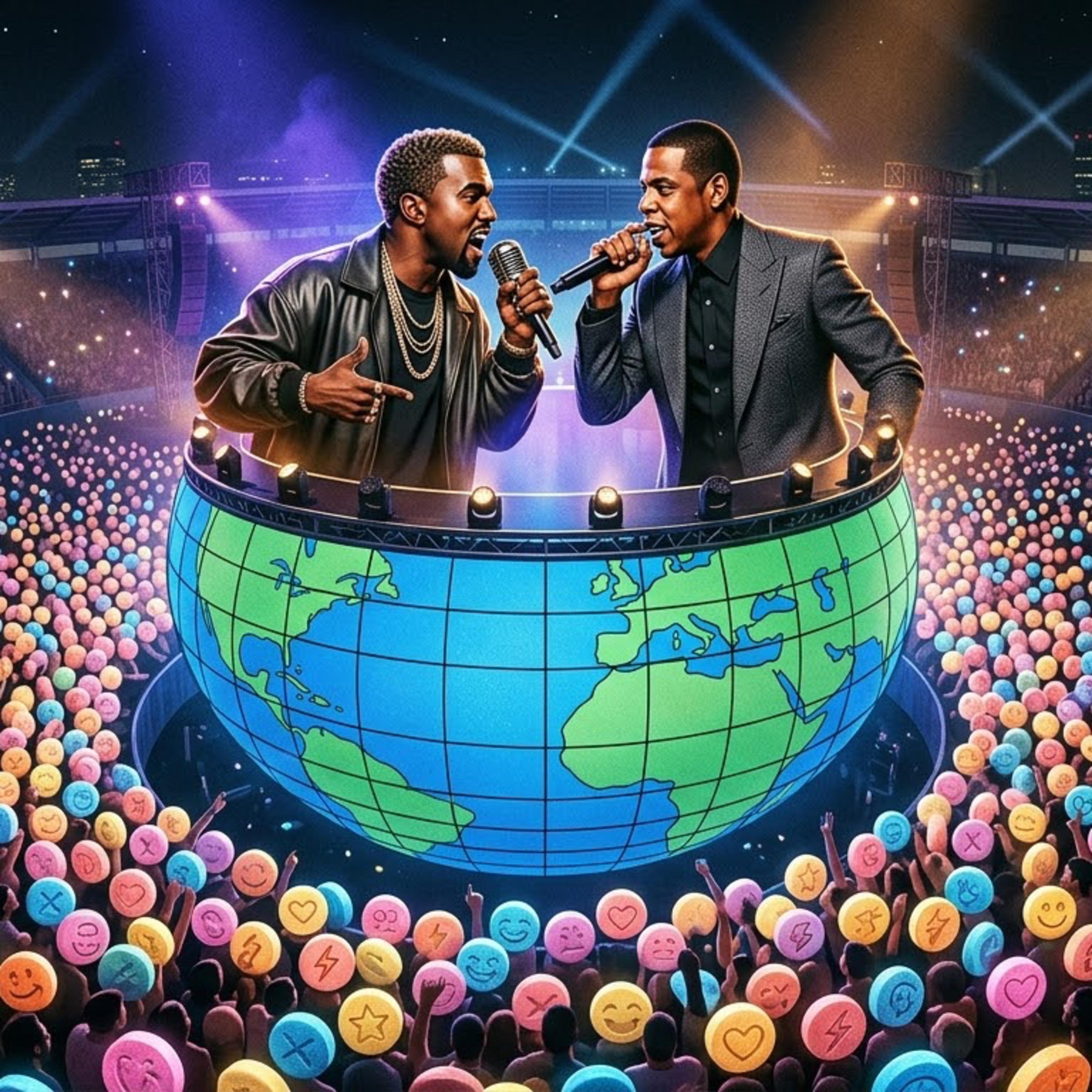 EP 348 - KANYE VS JAY-Z WORLD VERSUZ AND MDMA TO TREAT PTSD