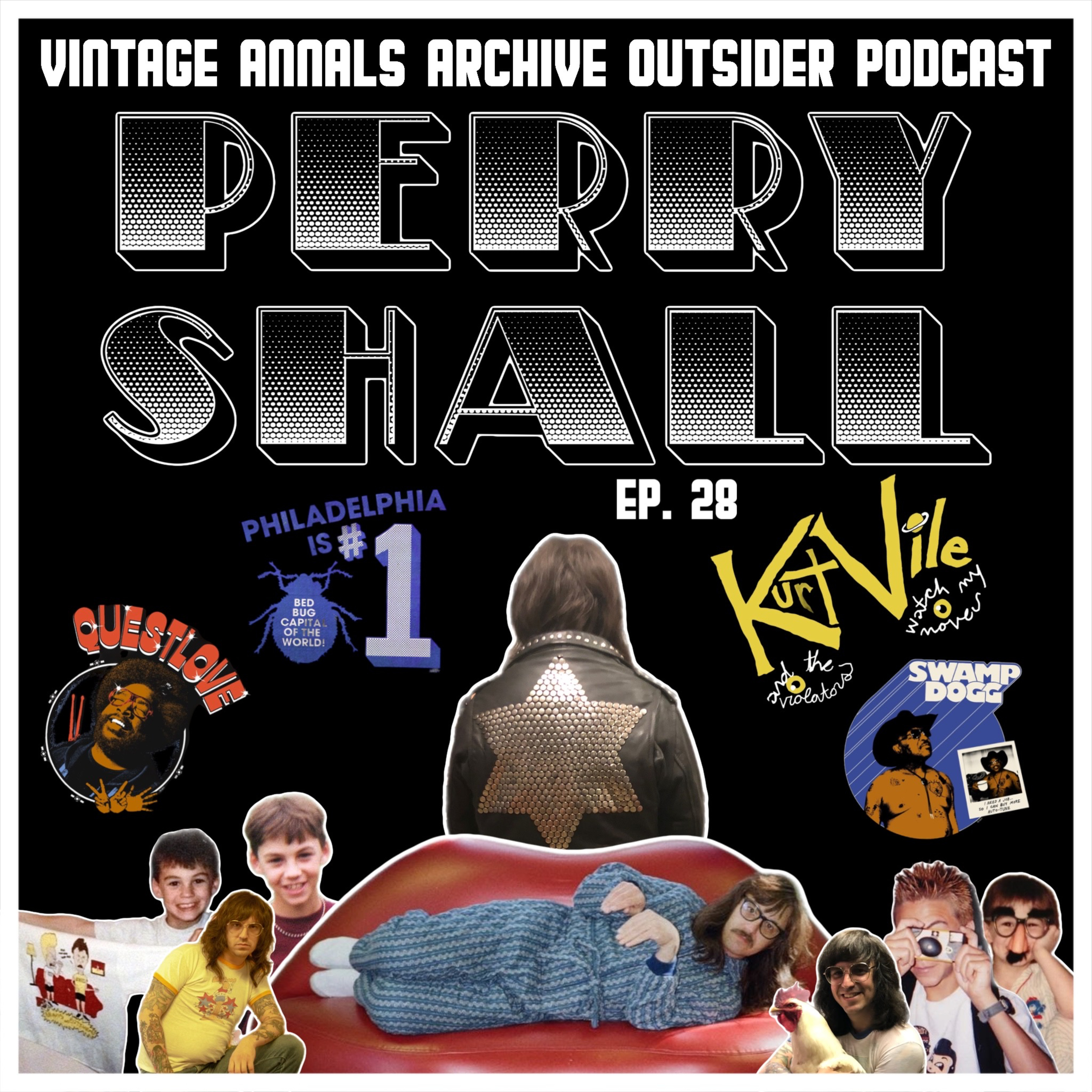 Ep 28: Perry Shall (T-Shirt and more Collector/ Graphic Designer/ Illustrator/ Musician) 