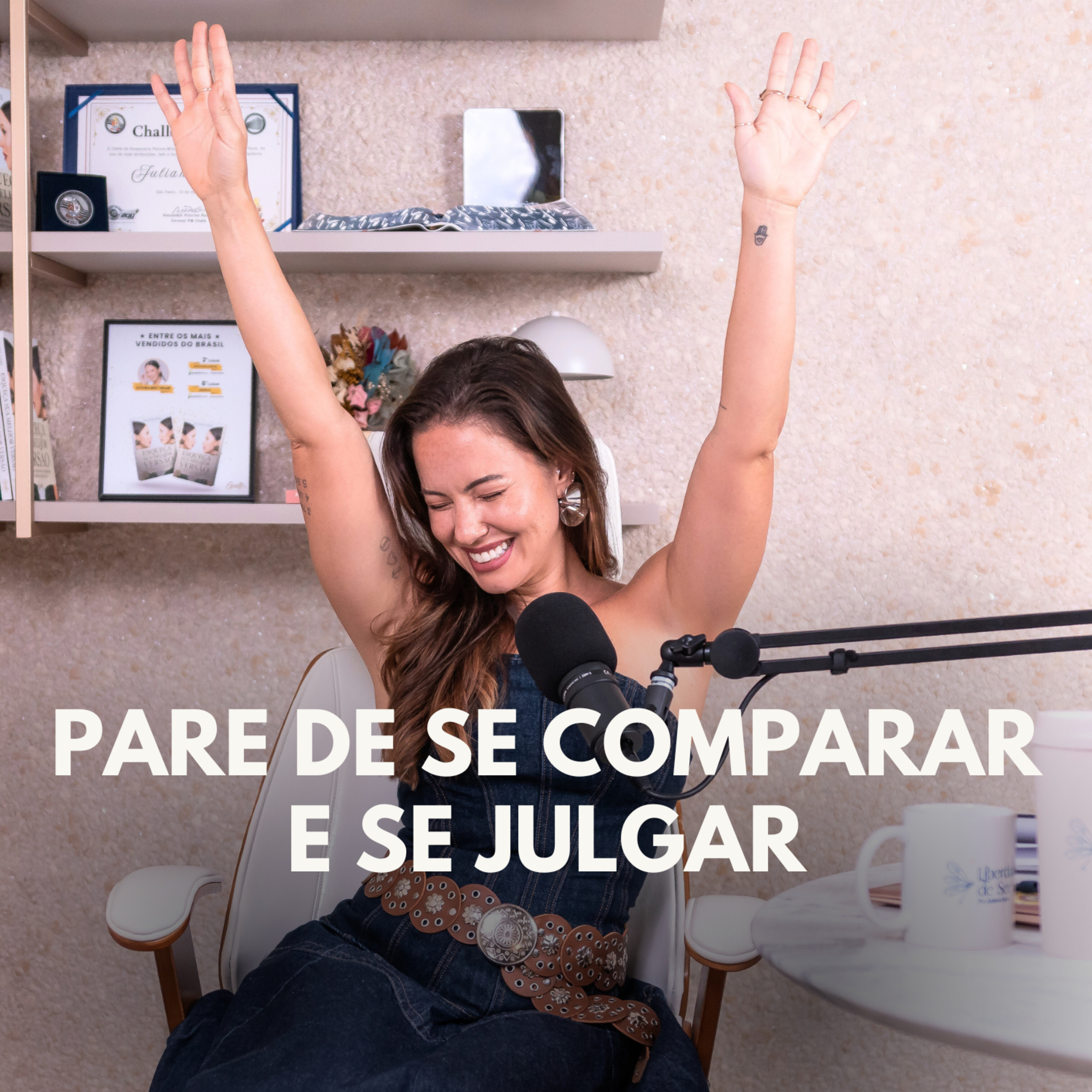 130. Você também se cobra demais? Pare de se comparar e se julgar | Juliana Goes Podcast episode artwork