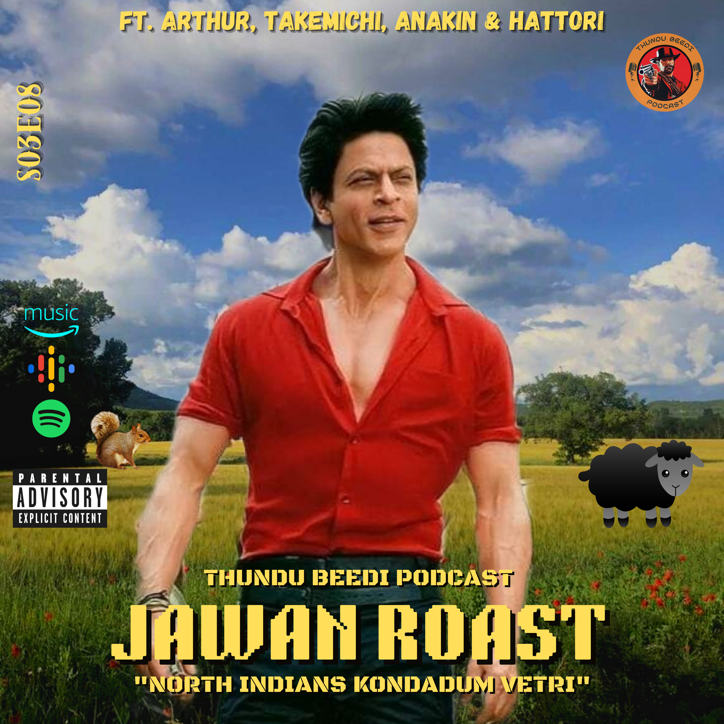 S03E10:JAWAN Roast Ft. Arthur , Takemichi, Anakin and Hattori episode artwork